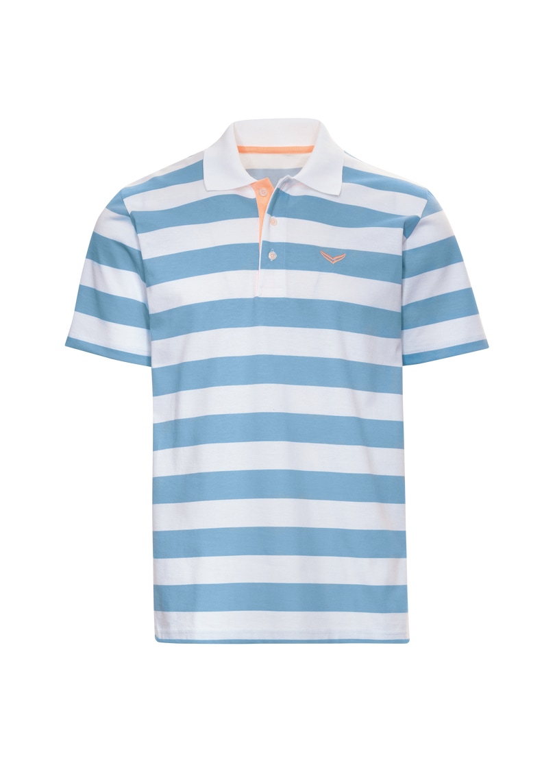 Trigema Poloshirt »TRIGEMA Heavy Poloshirt mit Ringelmuster«, (1 tlg.)