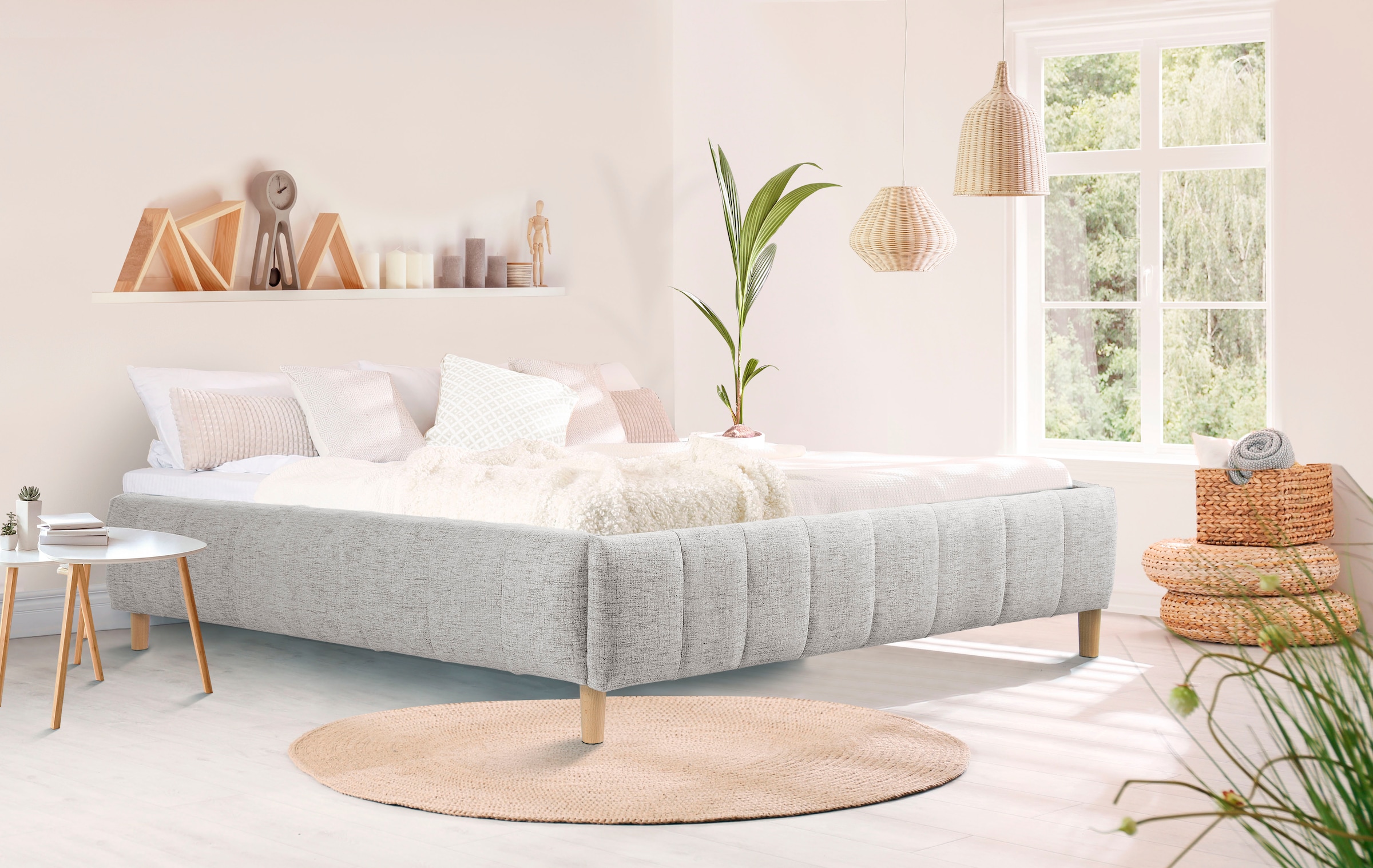 Home affaire Polsterbett "Tarje" in 5 Breiten, auch in Überlänge 220 cm, in günstig online kaufen