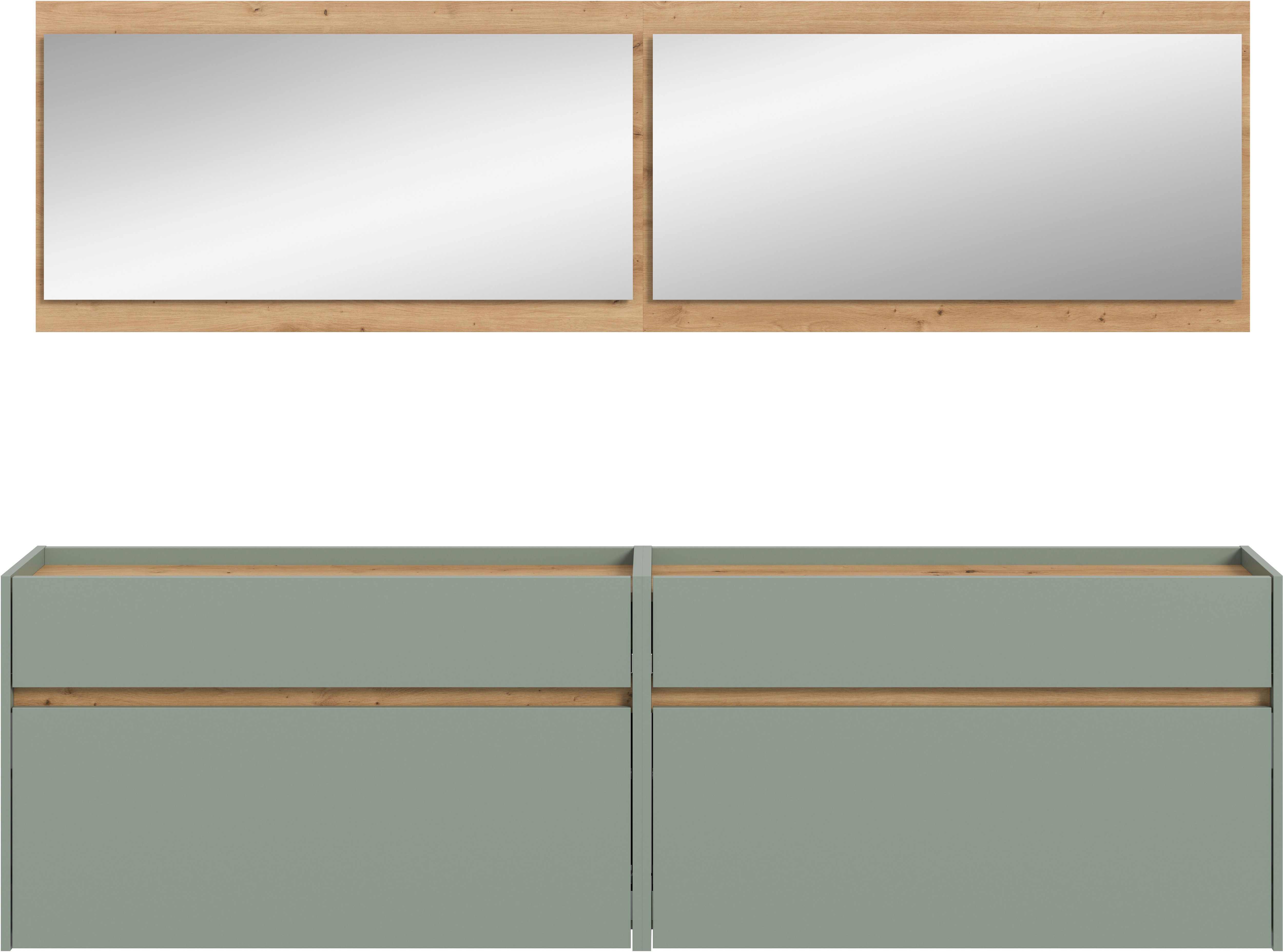 Thumbnail - INOSIGN Garderoben-Set "EVRID, 4-teilig, Breite 220 cm, individuell hängbar & erweiterbar" best. aus: 2x Kommode und 2x ...