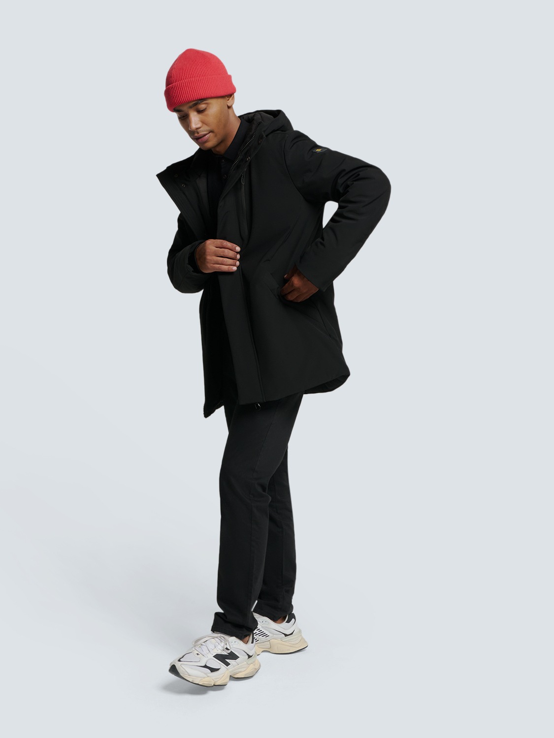 NO EXCESS Parka »No Excess Softshell-Jacke mit Kapuze«