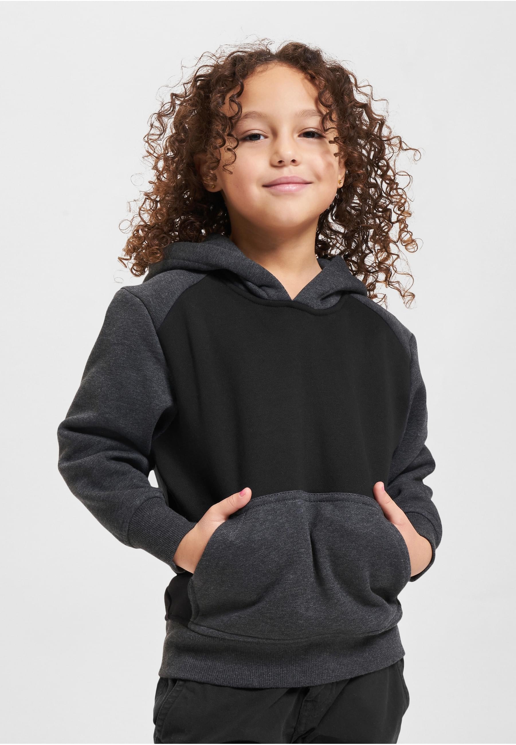 URBAN CLASSICS Kapuzensweatshirt »Urban Classics Herren Boys 2-Tone Fake Raglan Hoody«