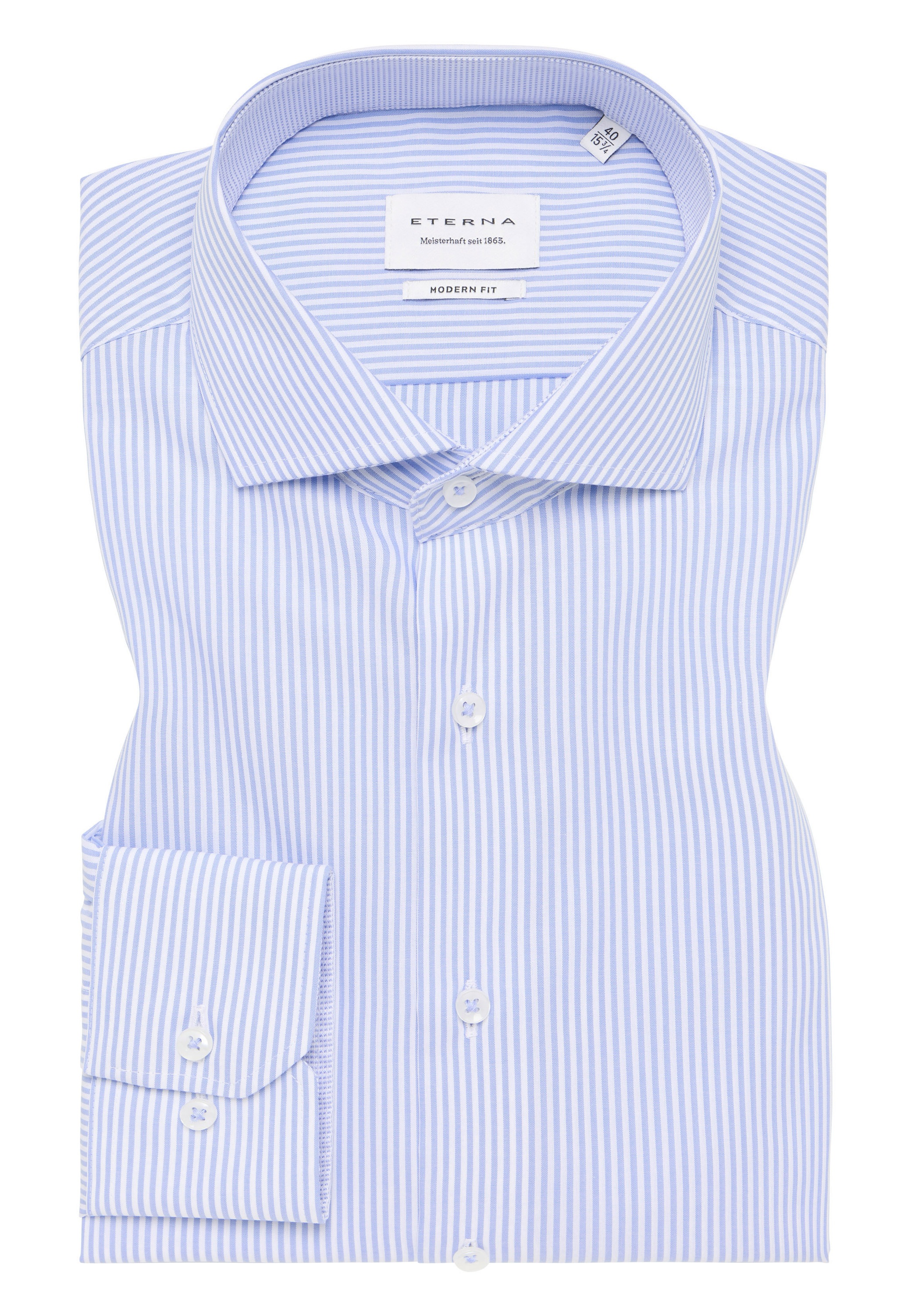 Eterna Langarmhemd »MODERN FIT« NON IRON (bügelfrei)