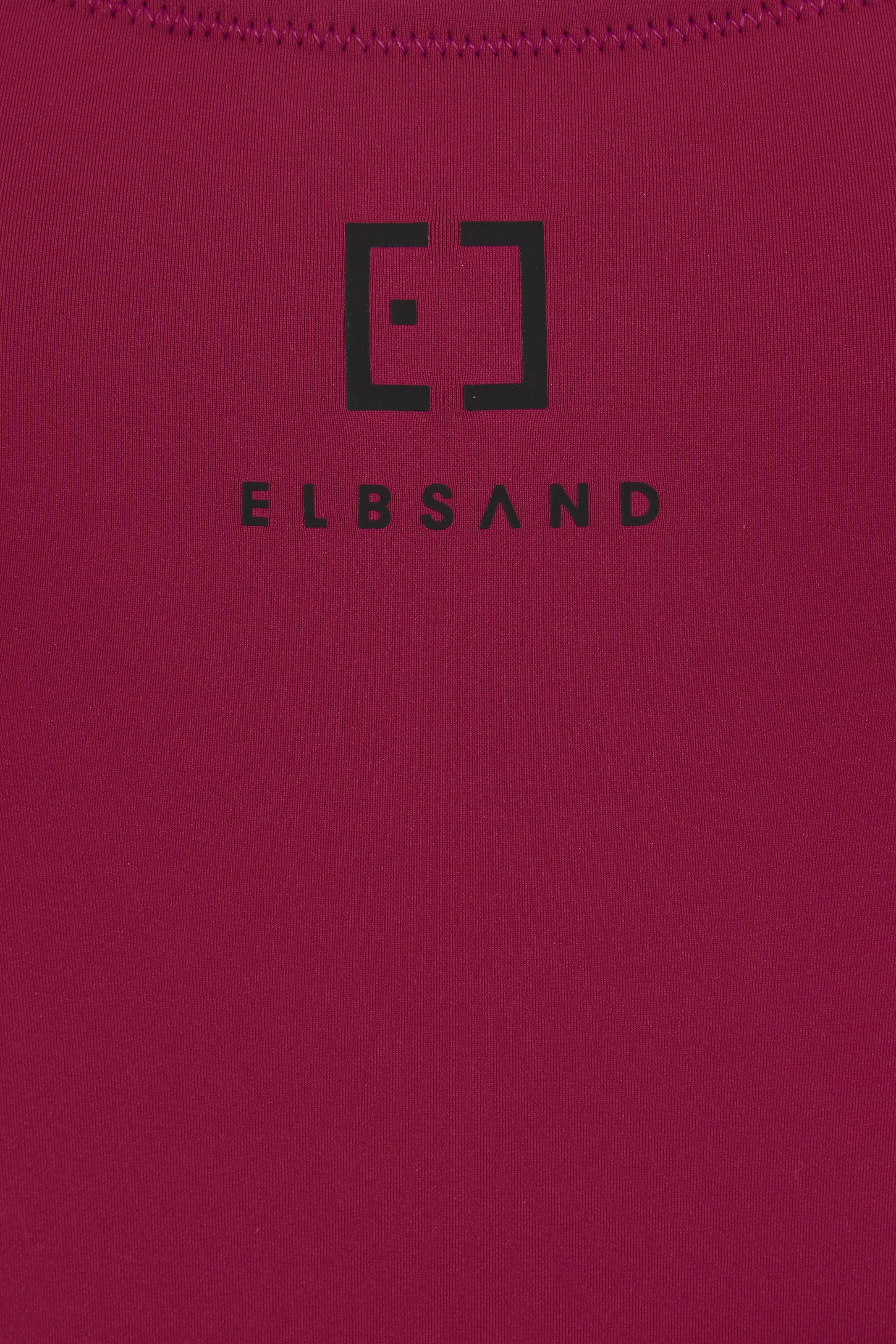 Elbsand Badeanzug, mit Markenschriftzügen in Kontrastfarbe