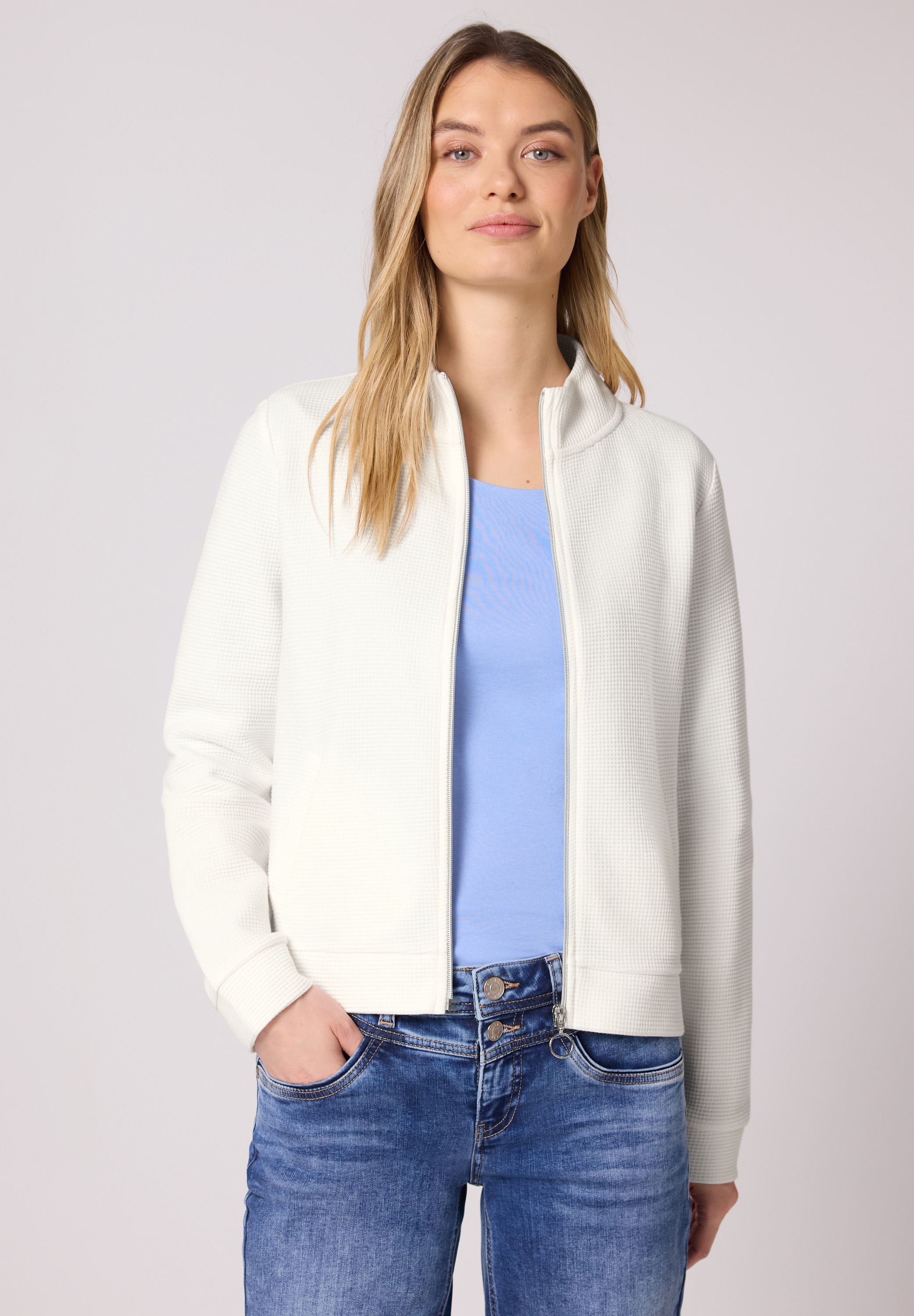 STREET ONE Cardigan aus reiner Baumwolle günstig online kaufen