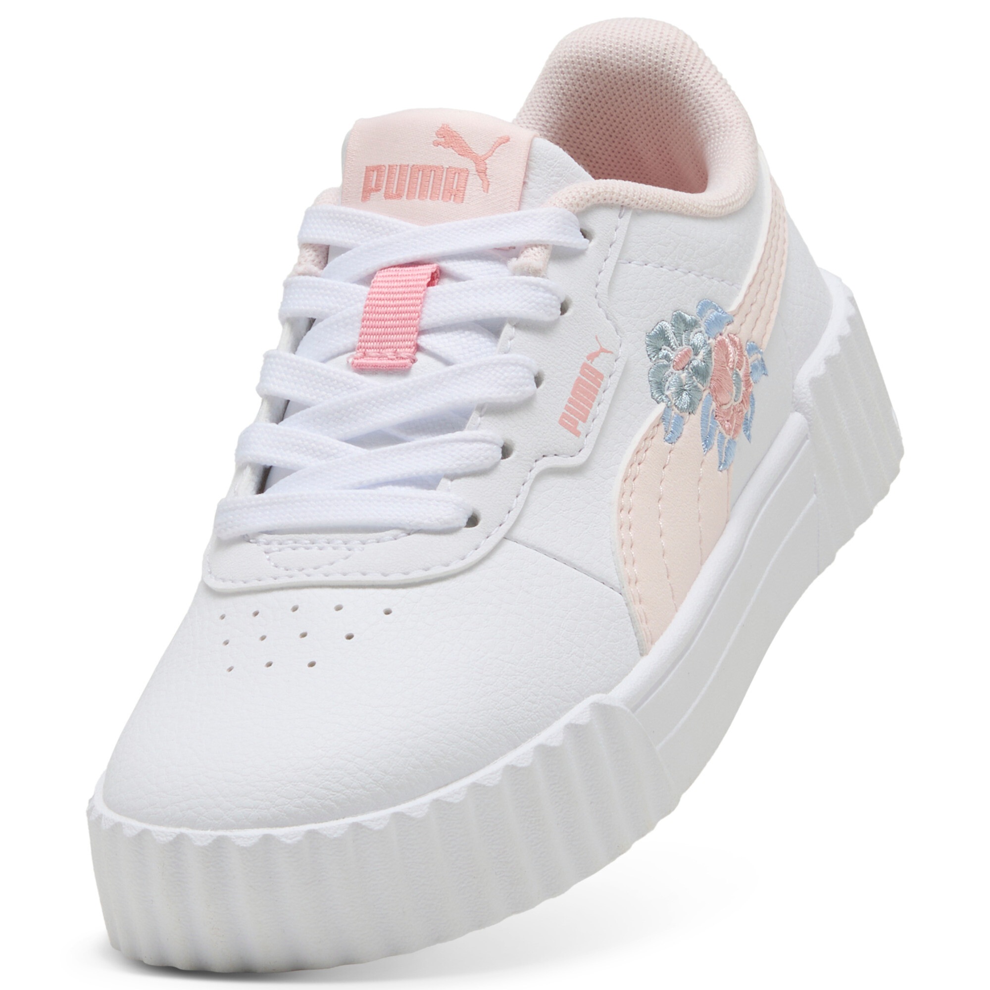 PUMA Sneaker »CARINA 30 FLORAL PS«  für sportlichen Look im Alltag, mit Schnürverschluss