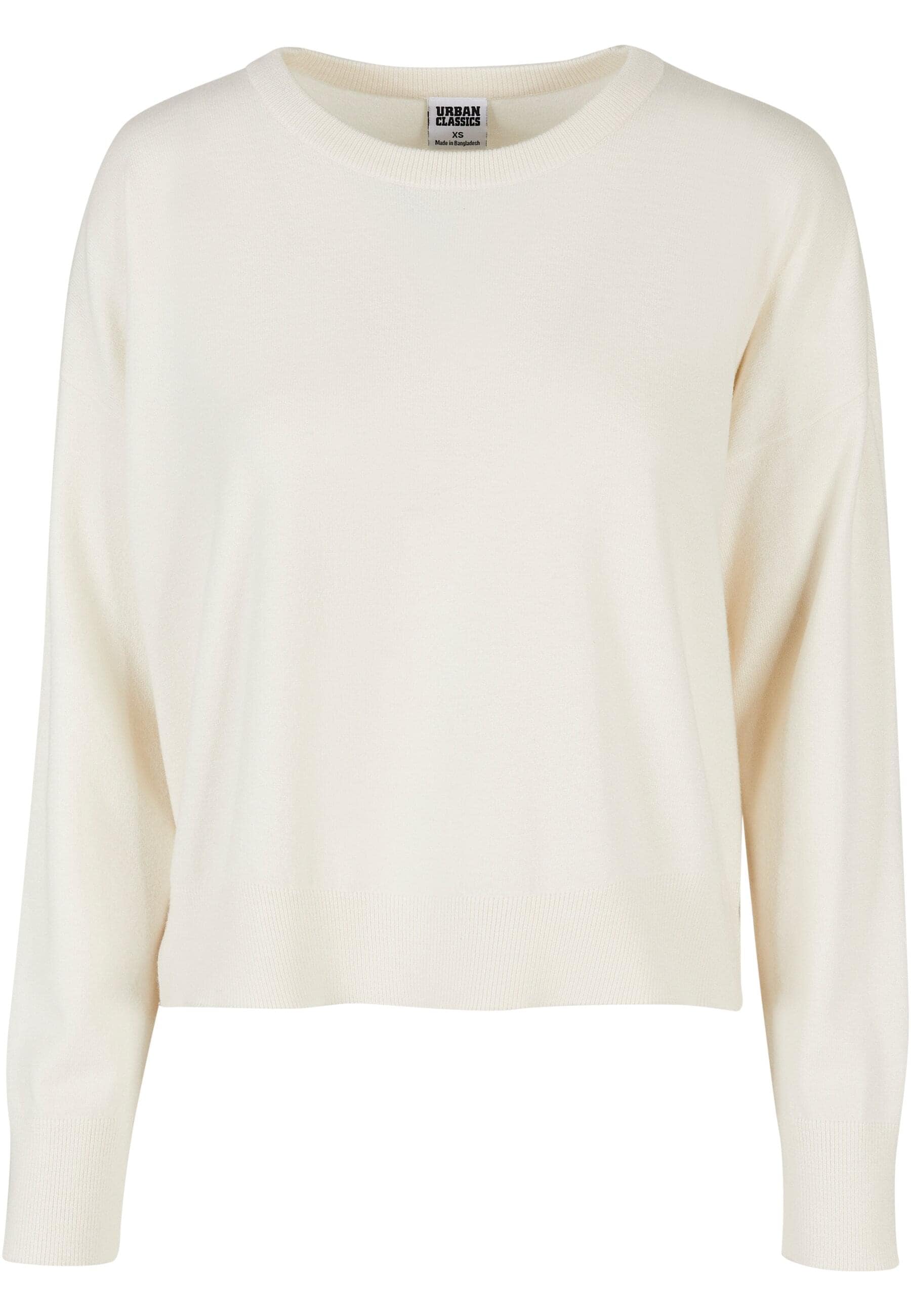 URBAN CLASSICS Rundhalspullover "Urban Classics Damen Ladies Eco Viscose Oversized Basic Sweater"