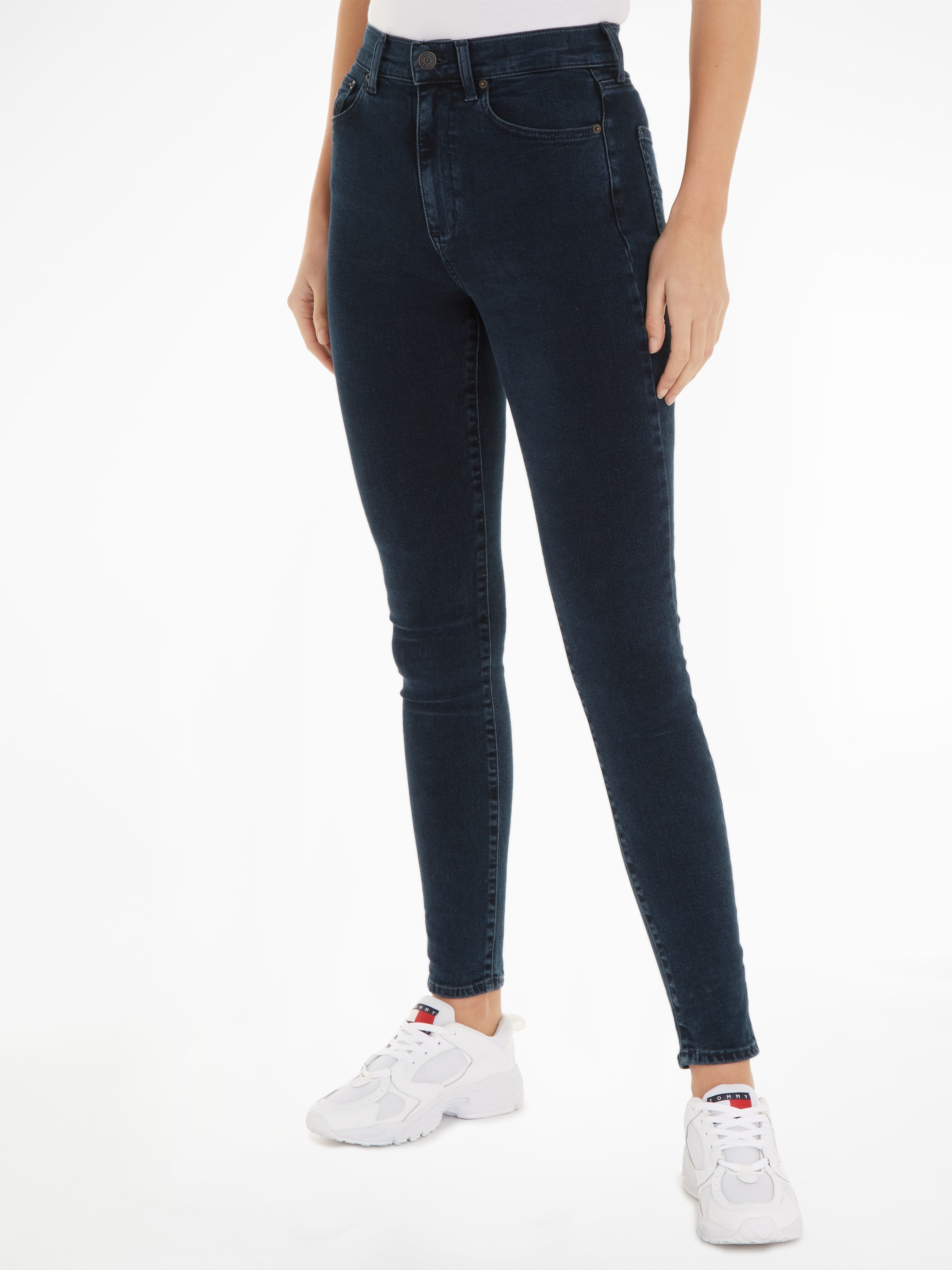 Tommy Jeans Skinny-fit-Jeans "Jeans SYLVIA HR SSKN CG4", mit Logobadge und günstig online kaufen