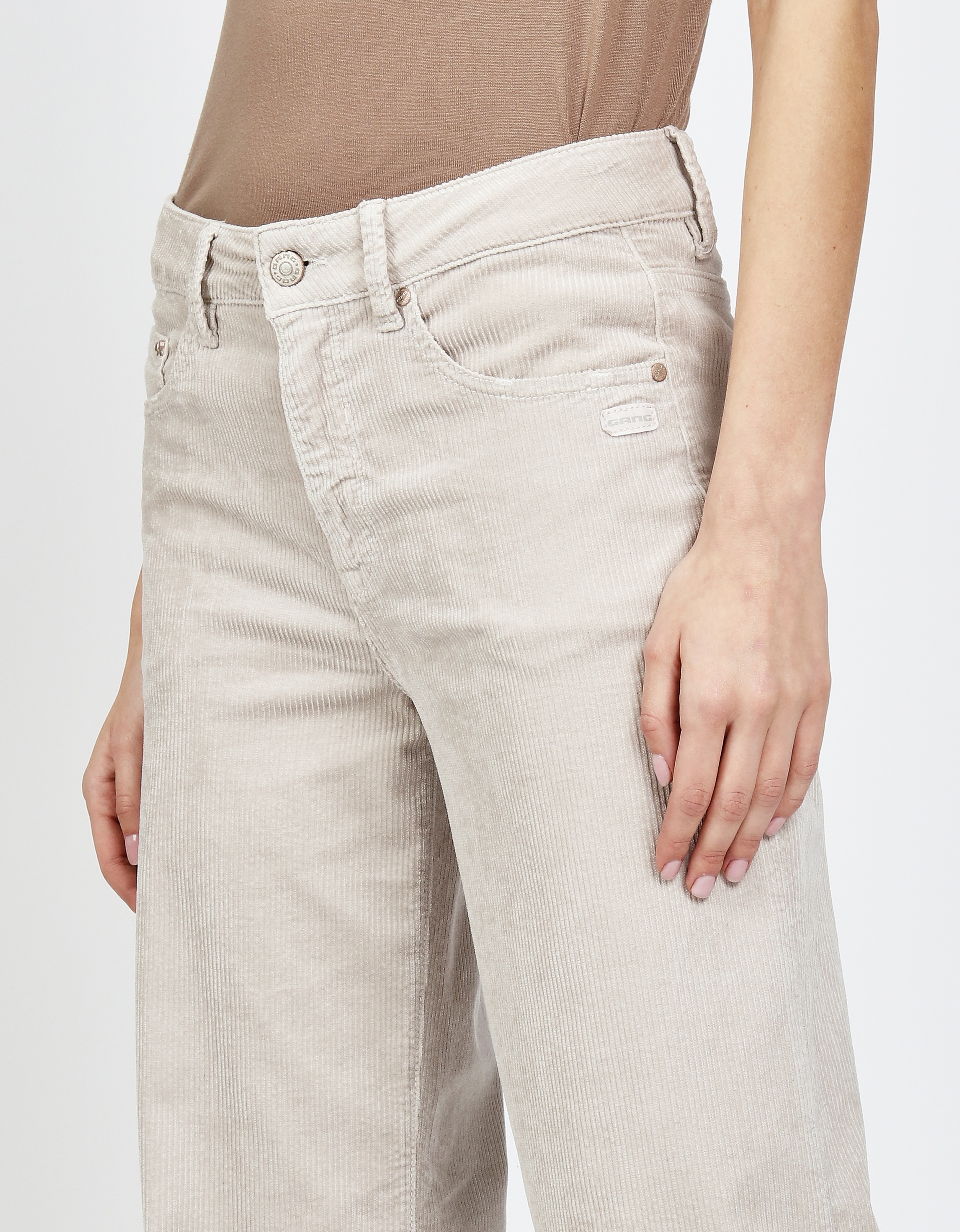 Thumbnail - GANG Cordhose "94CARLOTTA LONG" im Wide Fit mit geradem Beinverlauf