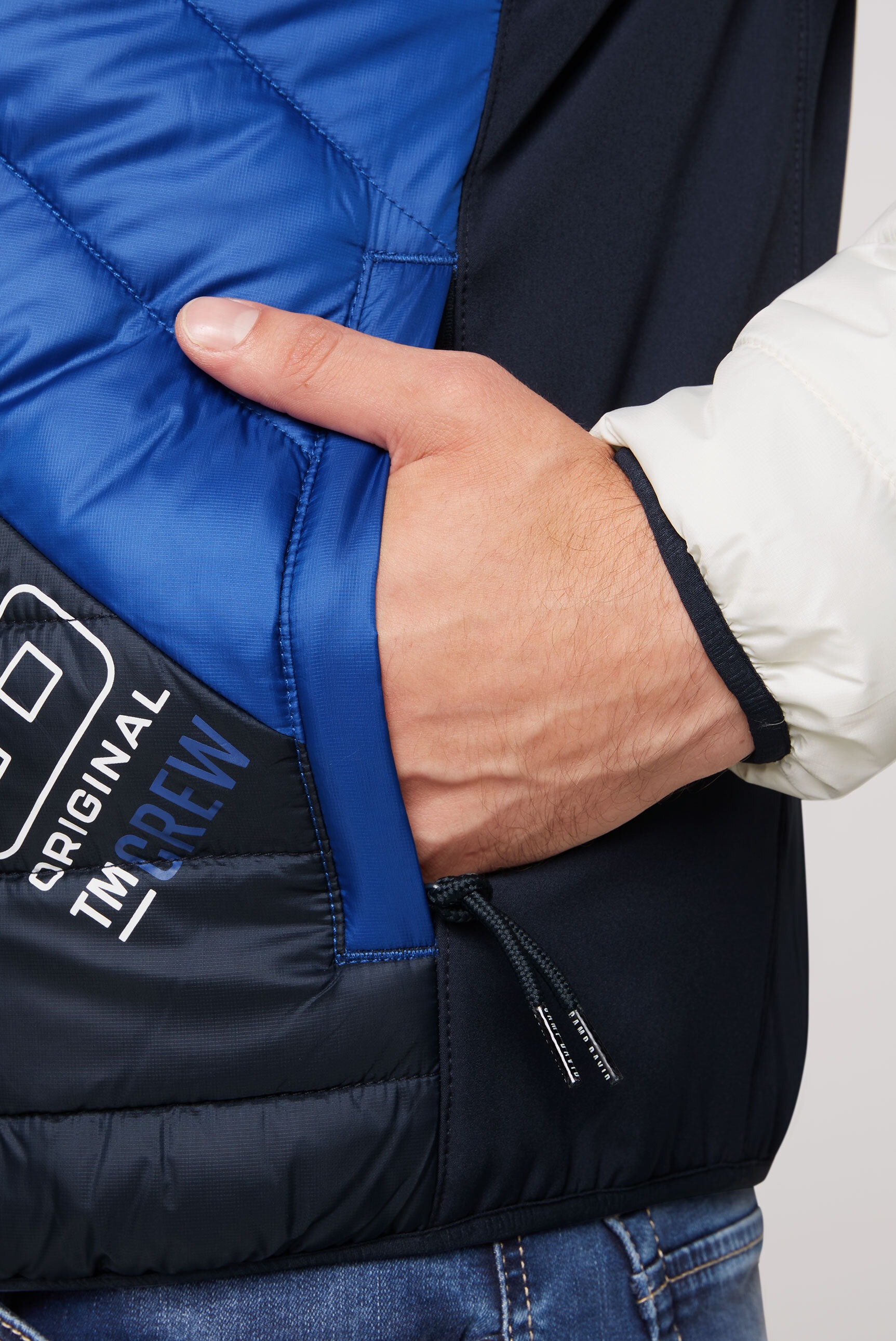 CAMP DAVID Outdoorjacke, mit Kapuze, mit Softshell-Einsätzen