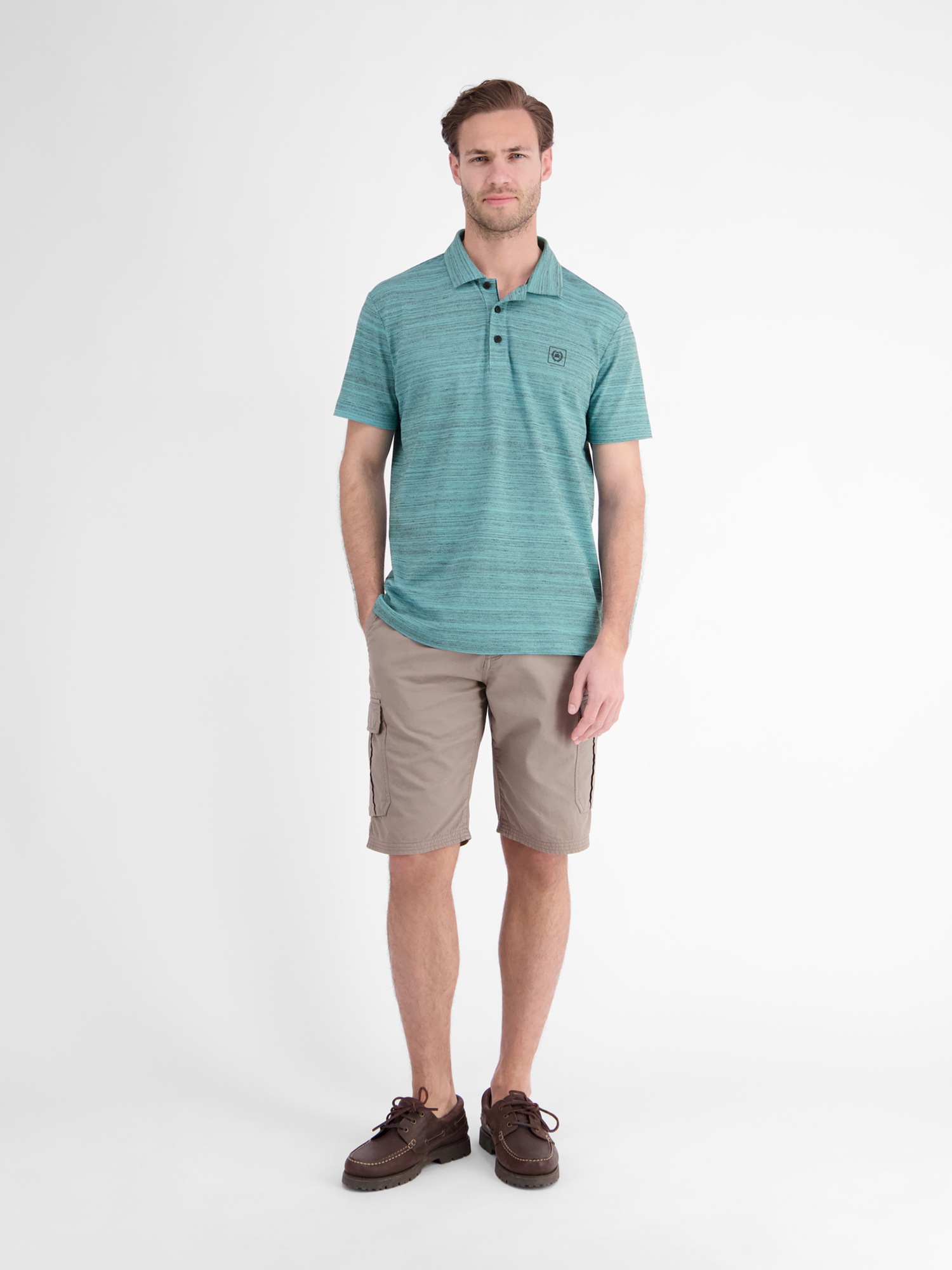 LERROS Poloshirt »Polo aus leichtem Baumwollmischgewebe mit griffiger Haptik«