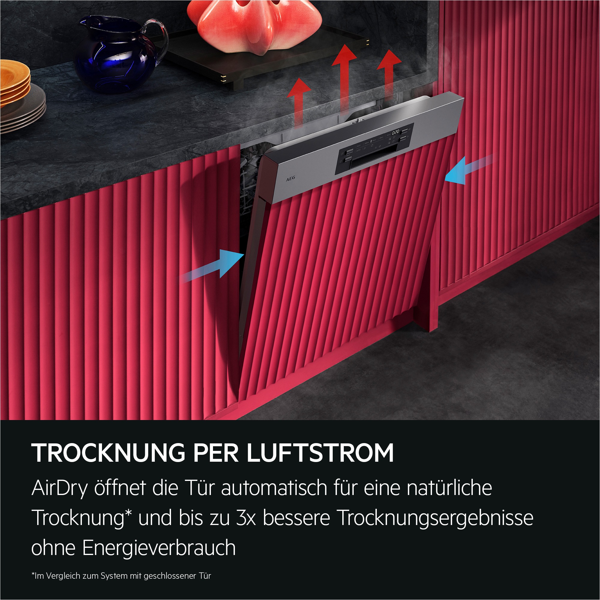 AEG teilintegrierbarer Geschirrspüler 6000 »GT620B2SCM« Spülmaschine – starke Sprühabdeckung, viel Platz & sauber