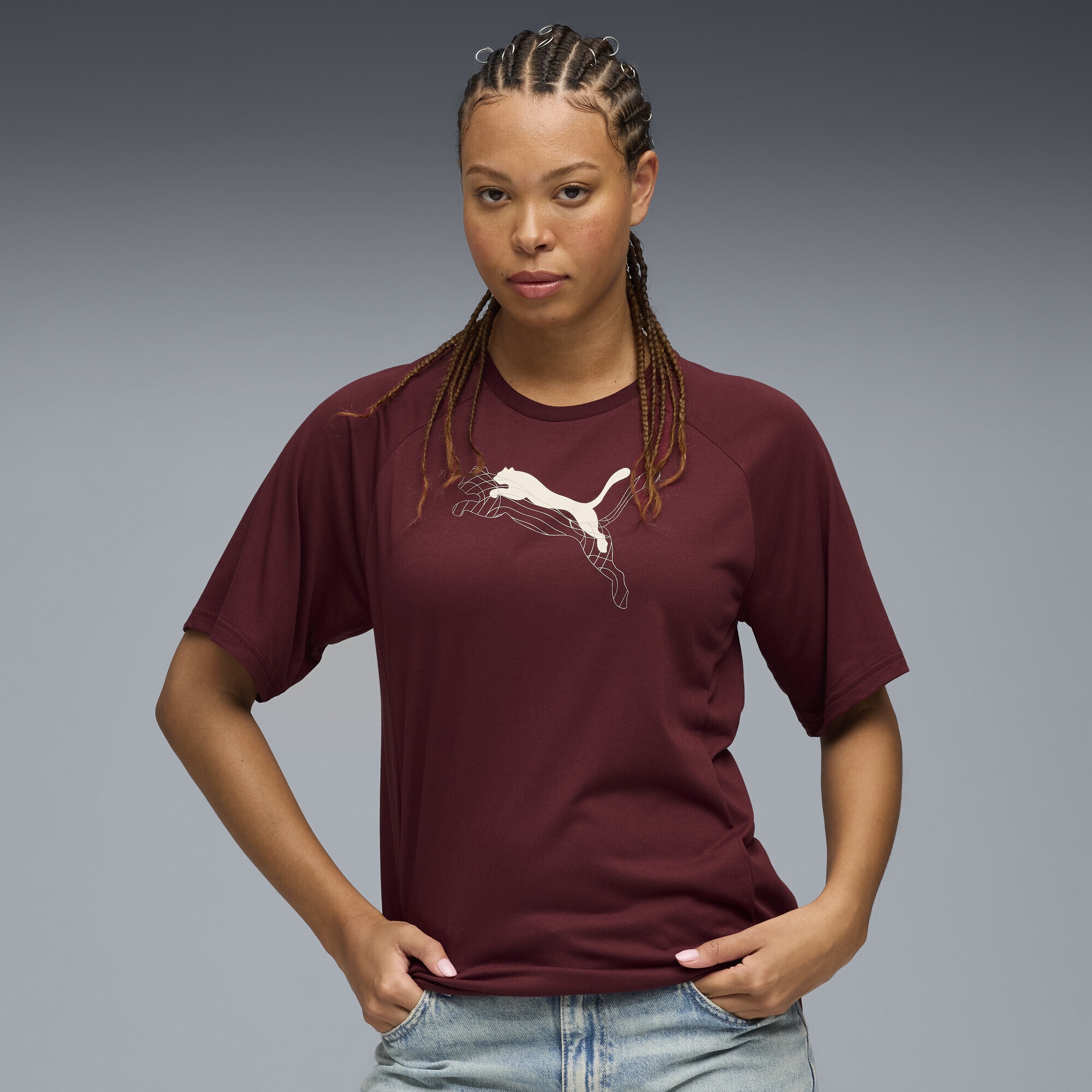 PUMA T-Shirt »Evostripe Relaxed Graphic T-Shirt Damen«