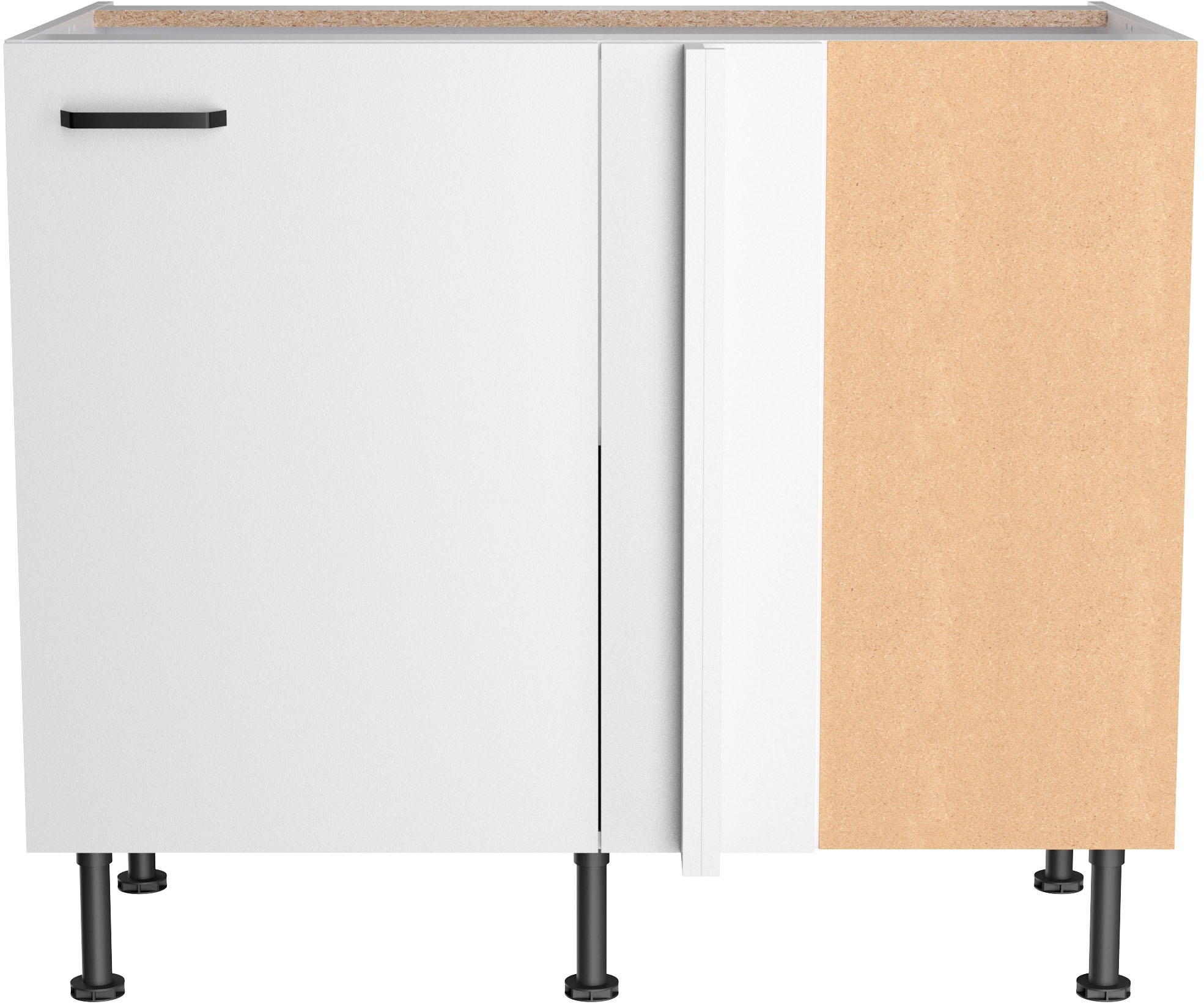 KOCHSTATION Unterschrank »KS-Paula« 100 x 60 cm breit, 87 cm hoch, mit 1 Tür, 1 Einlegeboden,