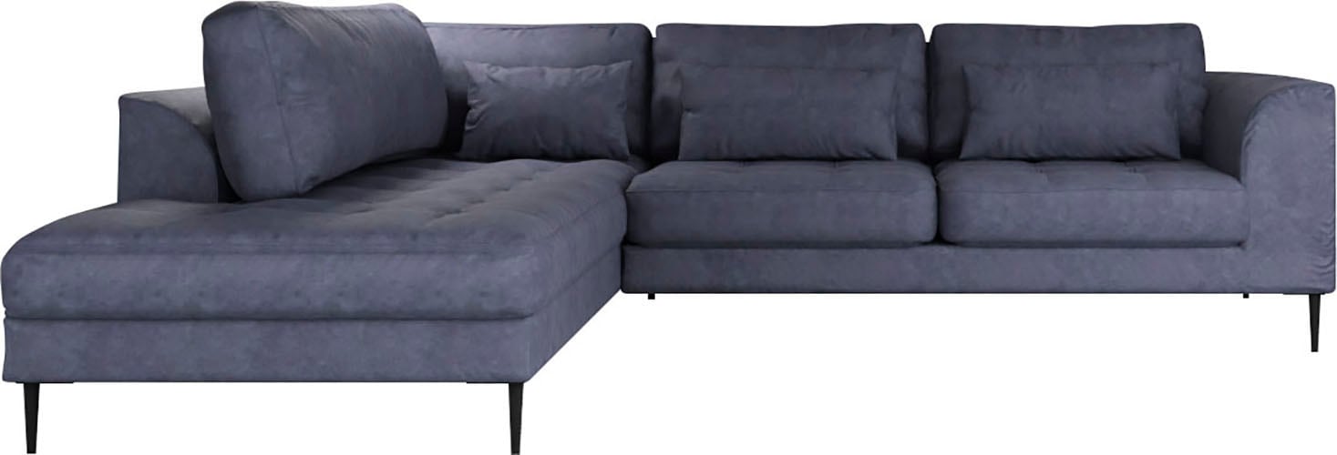 TRENDMANUFAKTUR Ecksofa "Luzi, wahlweise mit Schlaffunktion und Bettkasten, günstig online kaufen