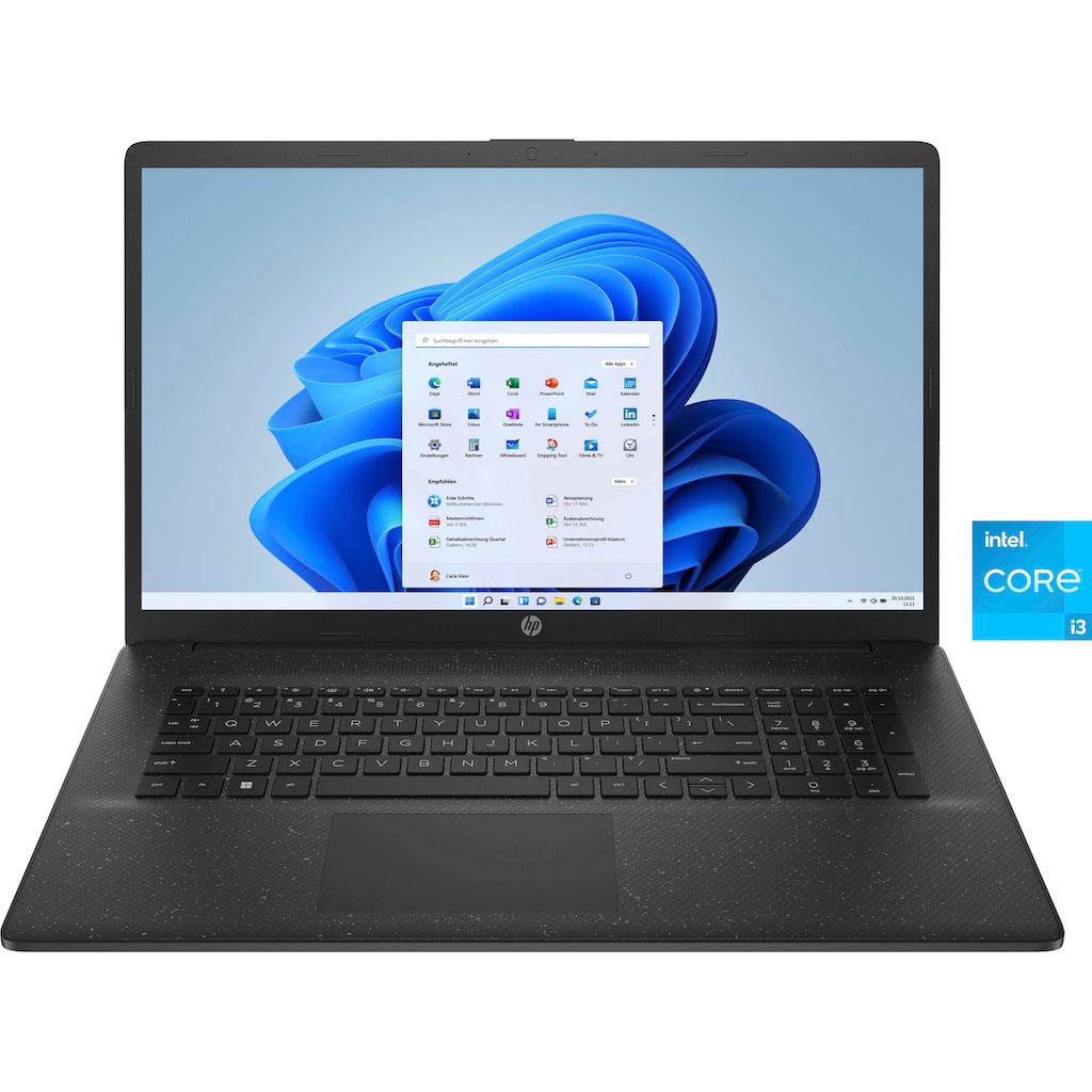 HP Notebook »17-cn3033ng«, 43,9 cm, / 17,3 Zoll, Intel, Core i3, UHD Graphics, 512 GB SSD