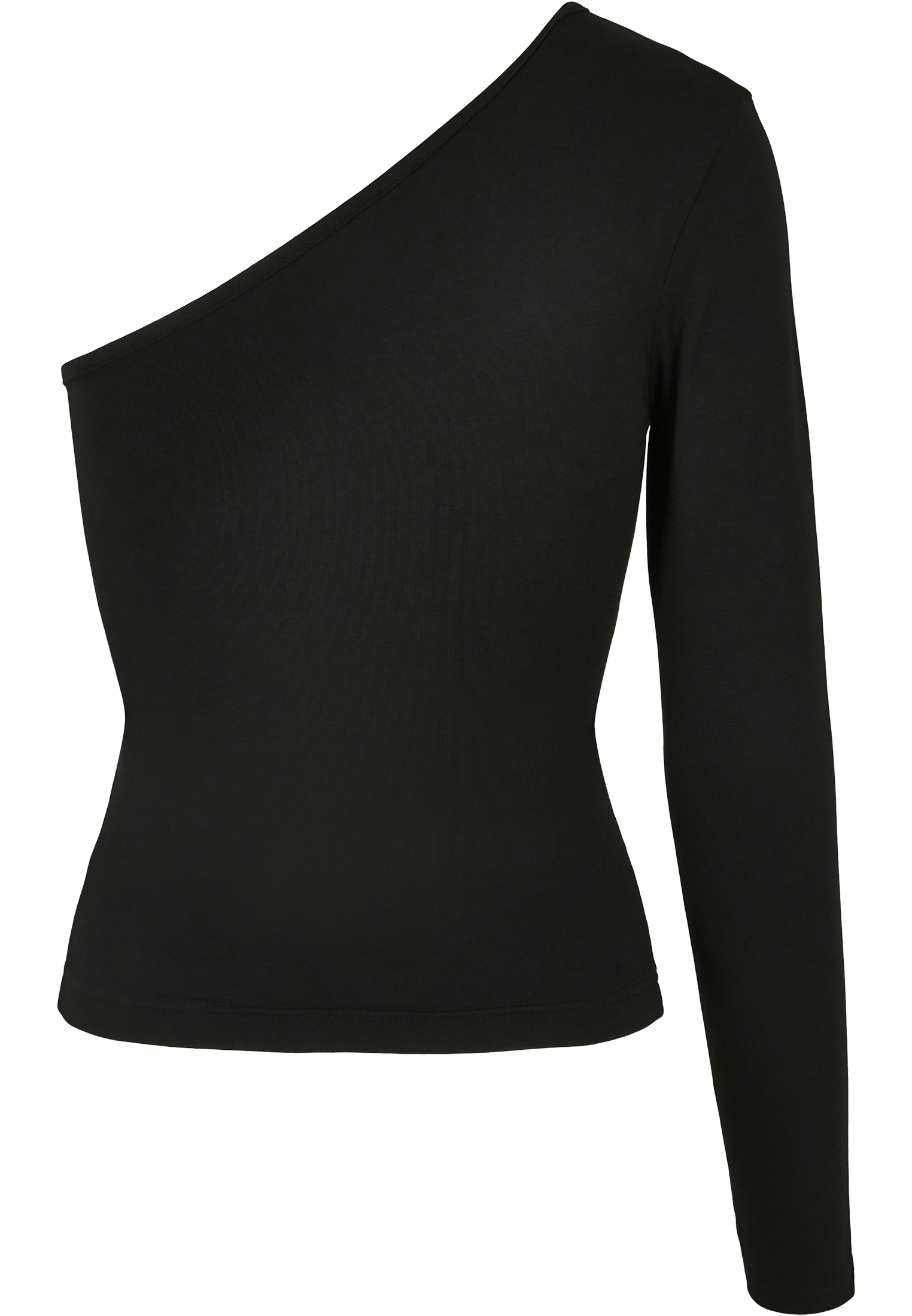 URBAN CLASSICS Langarmshirt »Damen Ladies Asymmetric Longsleeve«, (1 tlg.)  für bestellen | BAUR