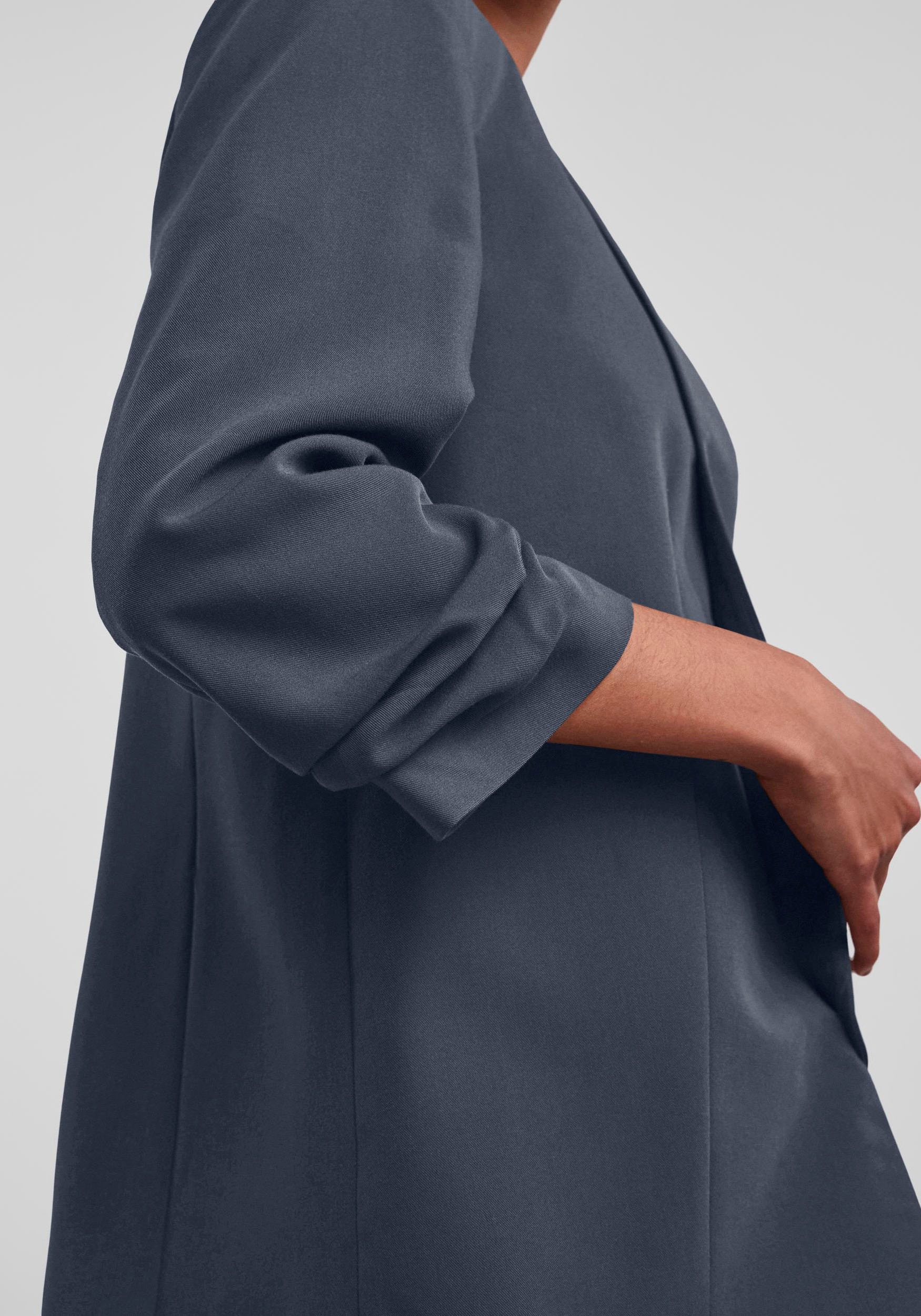 Thumbnail - pieces Blusenblazer "PCBOSELLA 3/4 BLAZER NOOS" Materialmix, regular fit