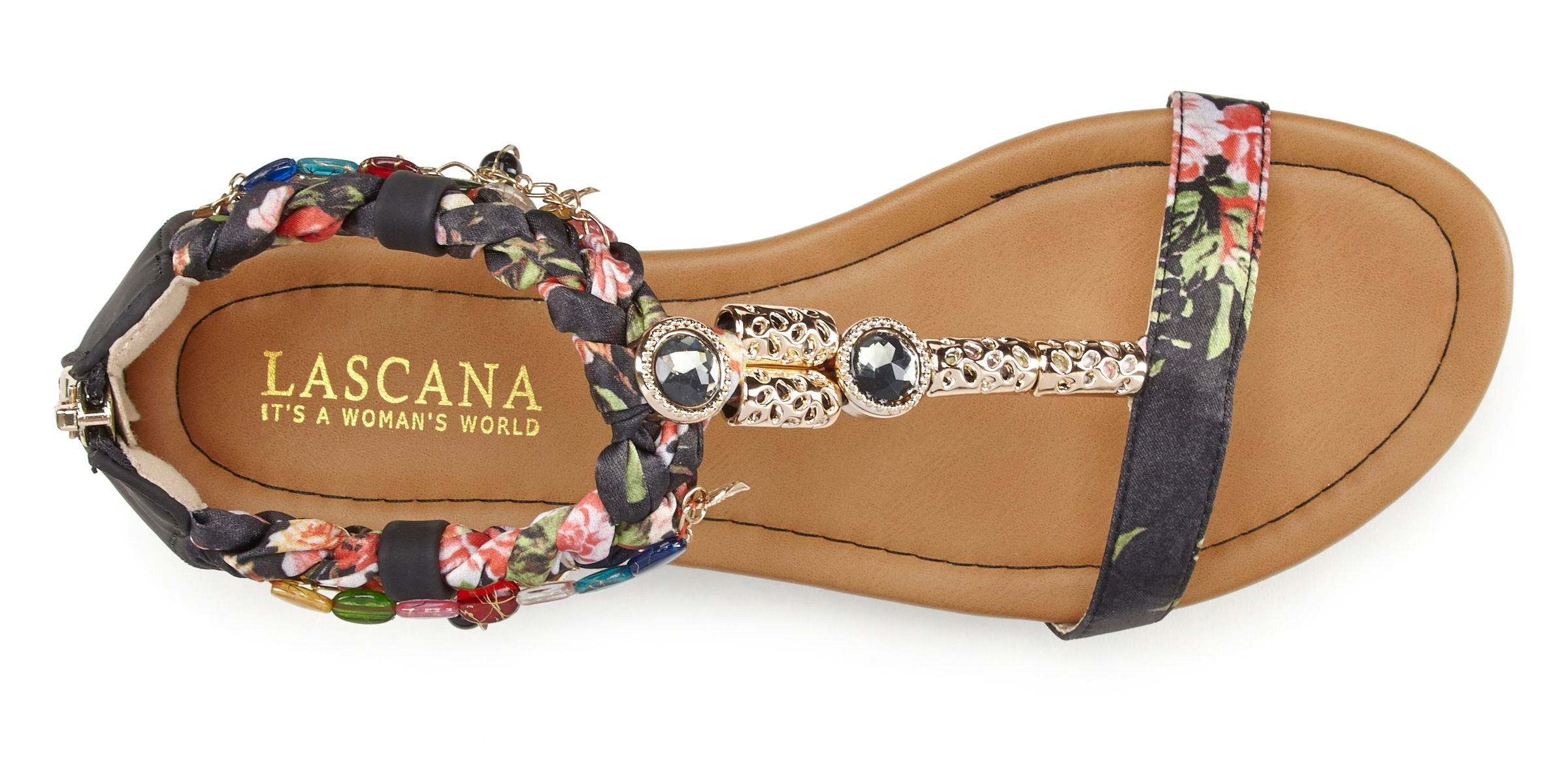 LASCANA Sandals Women's Multicolor Size 38 2
