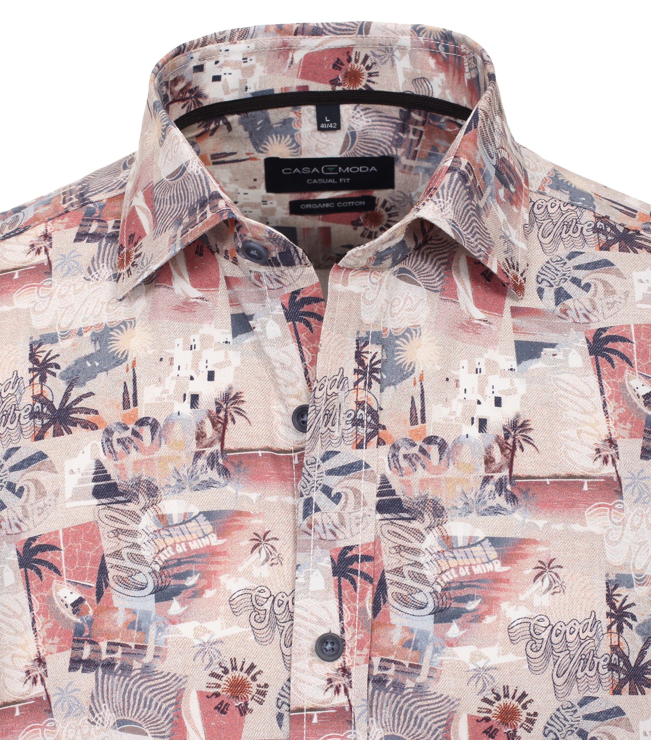 CASAMODA Langarmhemd »CASAMODA Freizeithemd Print«