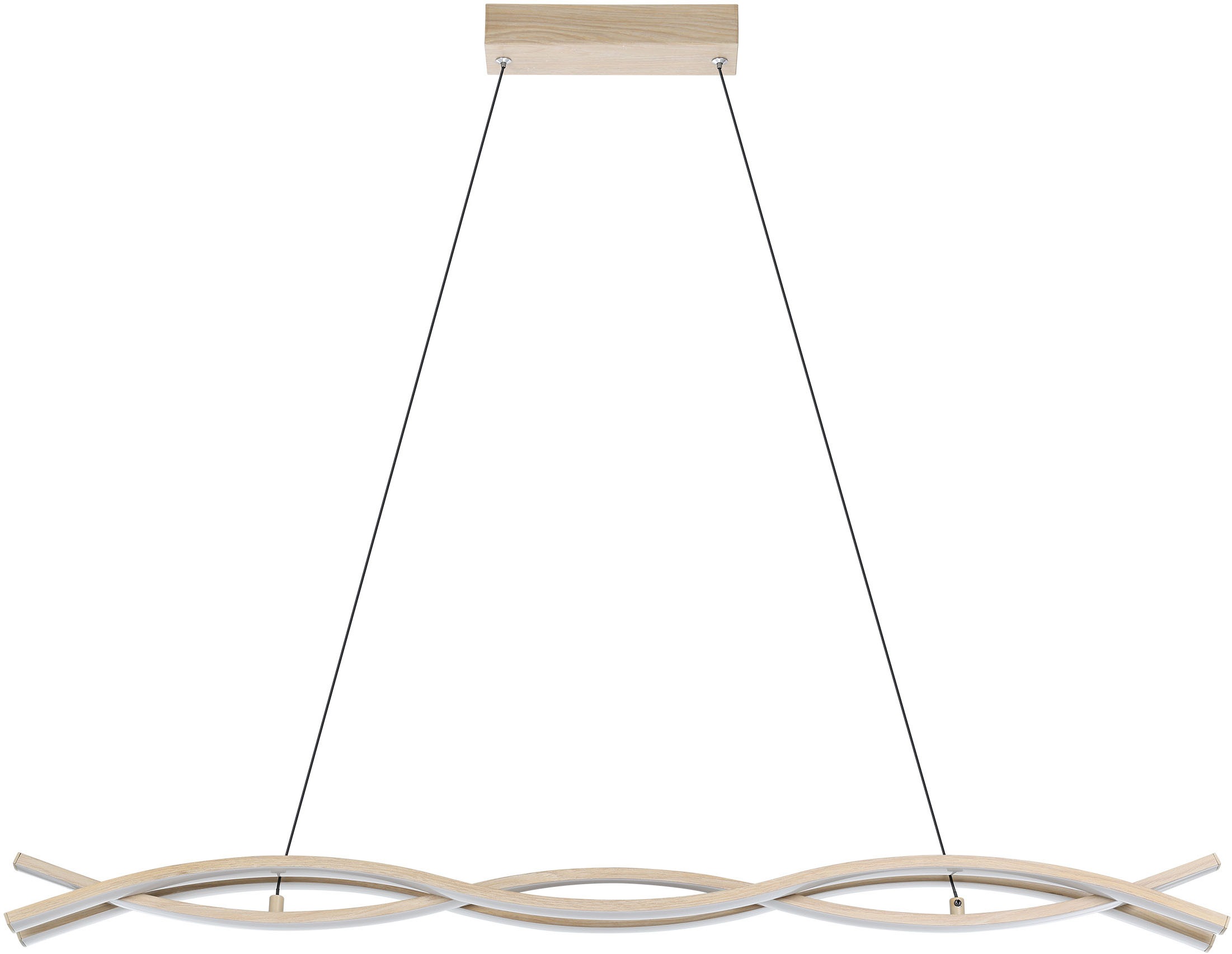 EGLO Hängeleuchte »LASANA 4 Pendellampe - Stahl, Alu - LED - 35W - IP20« LED-Modul 1 Stk. Warmweiß