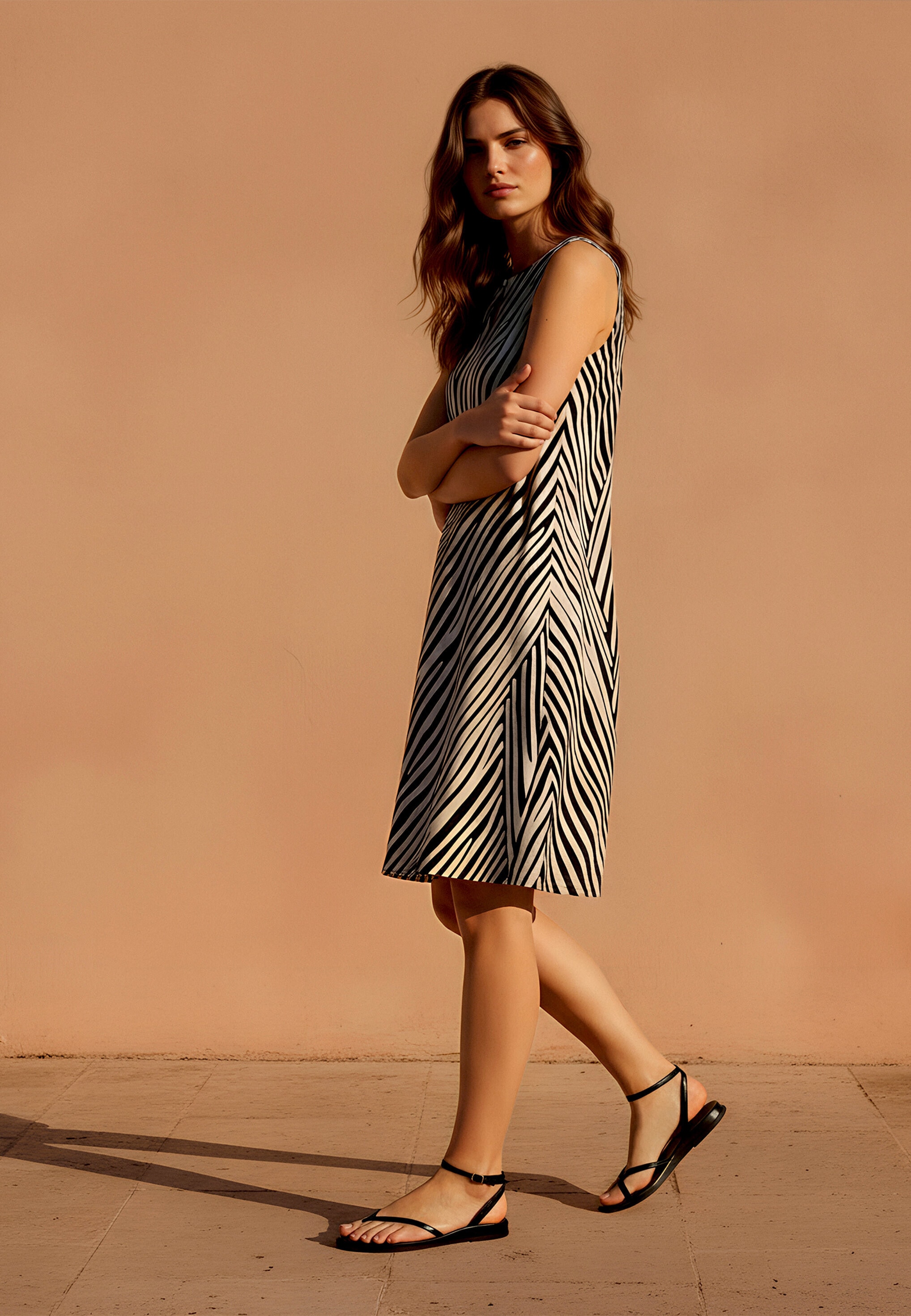 Betty Barclay Sommerkleid »Damen ohne Arm« Nahttasche