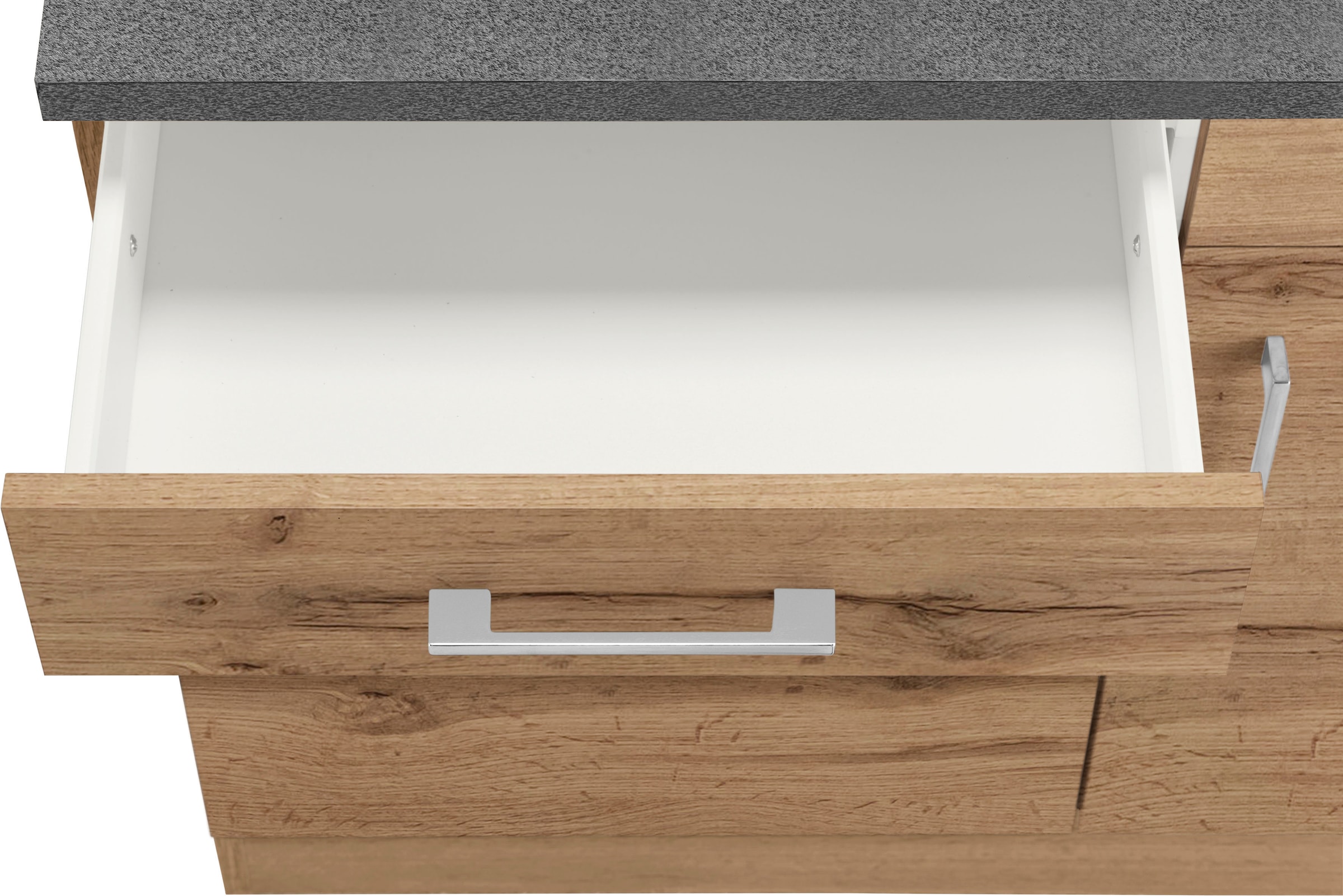 KOCHSTATION Winkelküche »KS-Colmar«, mit E-Geräten, Stellbreite 210/330 cm