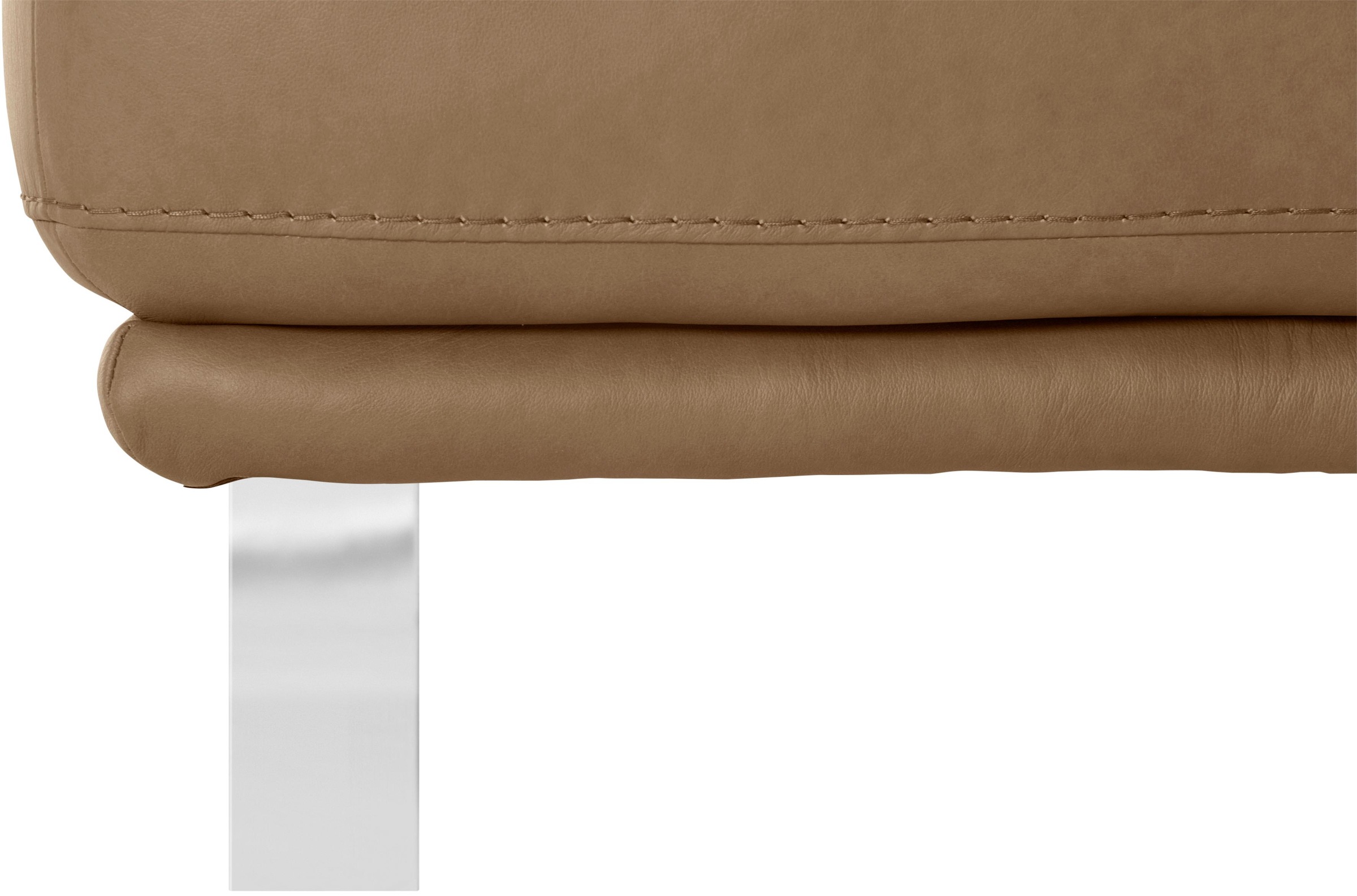 W.SCHILLIG Hocker »montanaa«, mit Metallkufen in Chrom glänzend, Breite 141 cm