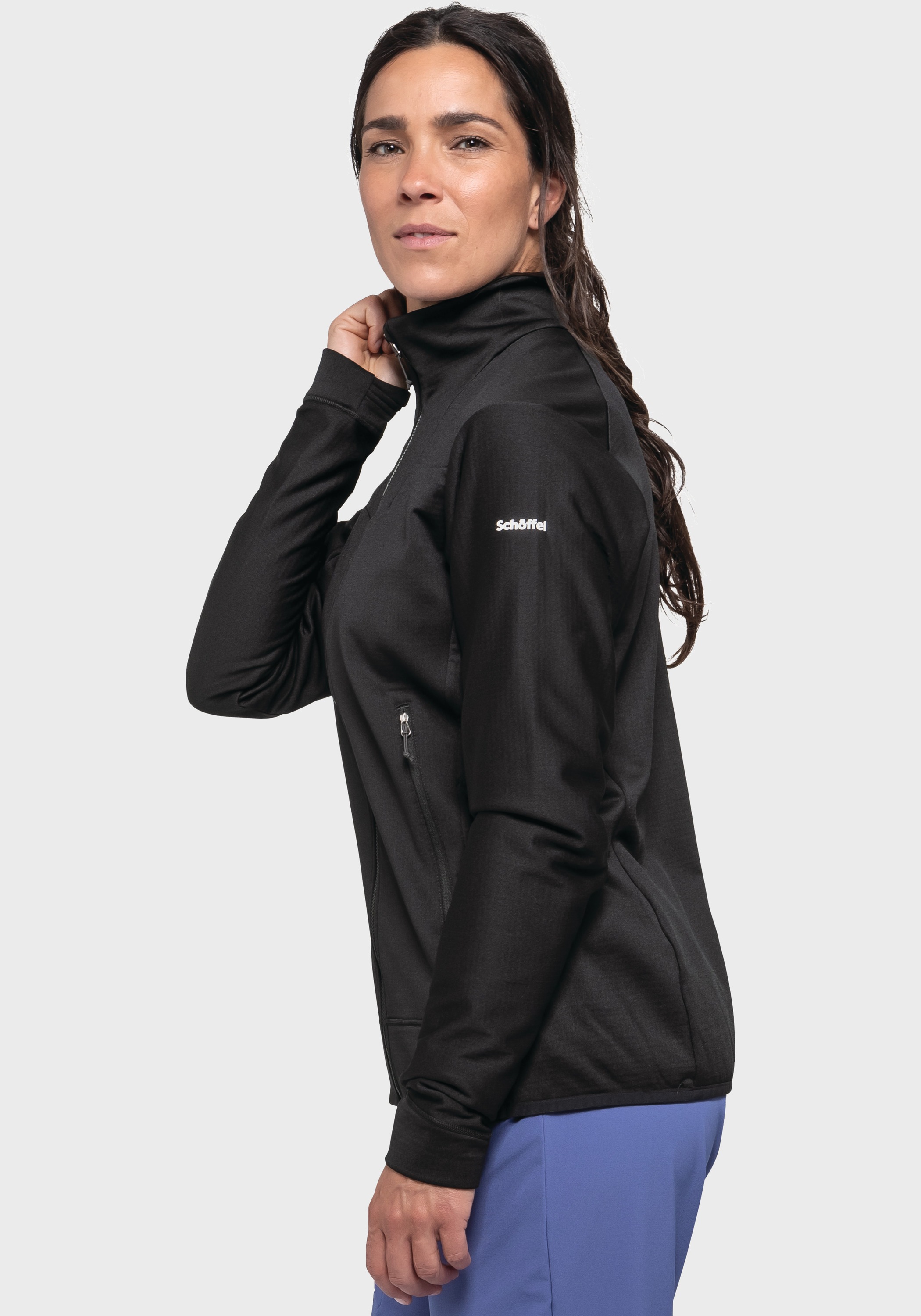 Schöffel Fleecejacke »Mountain Fleece Jkt Style Blaueis WMS«, ohne Kapuze