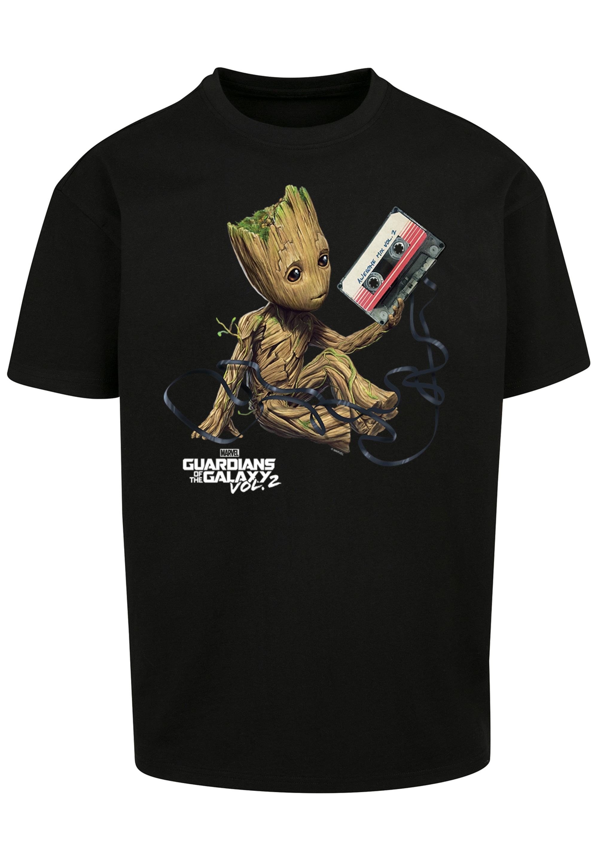 F4NT4STIC T-Shirt »Marvel Guardians Of The Galaxy Vol2 Groot Tape«, Print