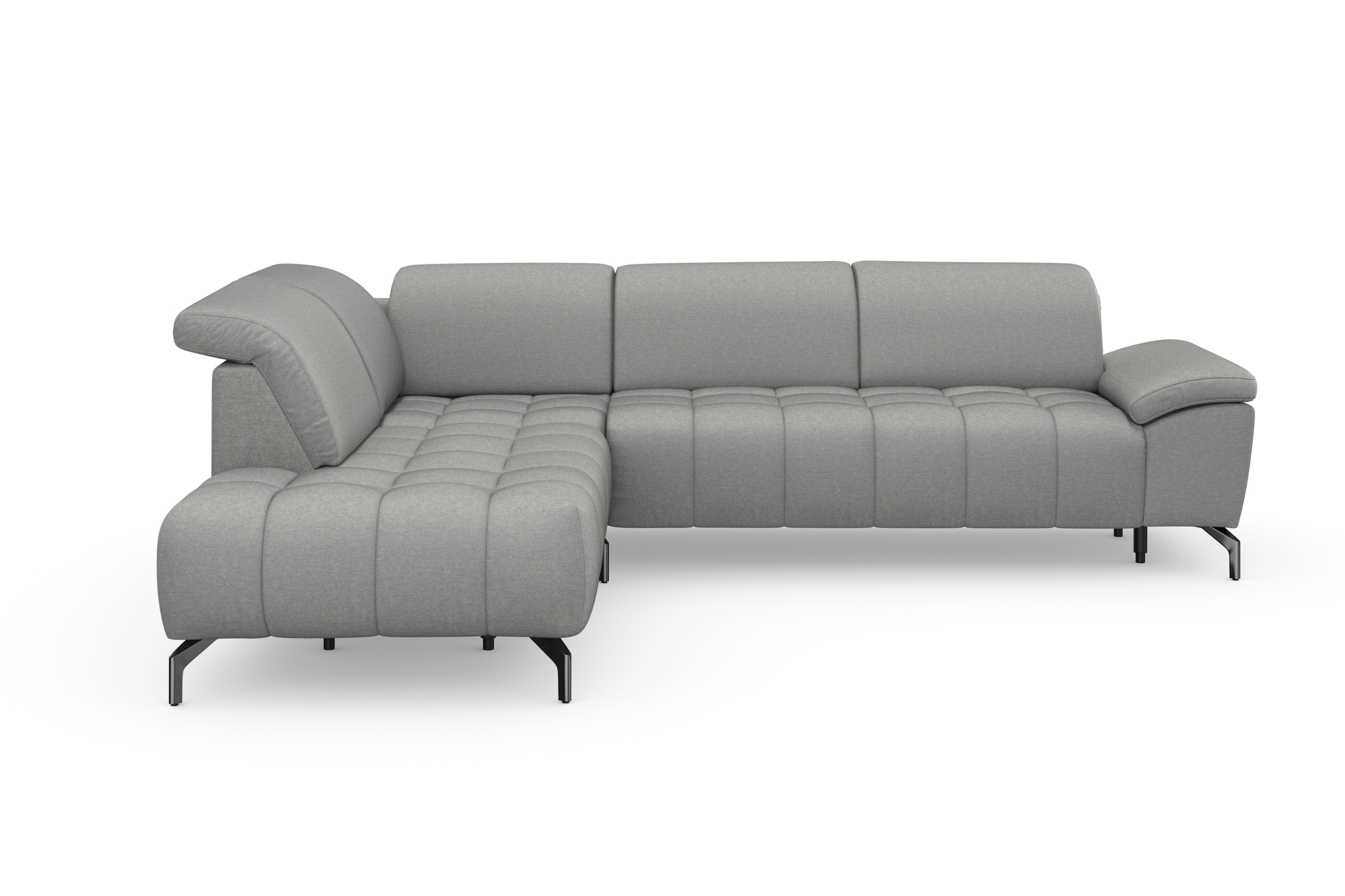 sit&more Ecksofa "Cool L-Form" wahlweise mit Kopfteilverstellung und Vorziehsitz motorisch