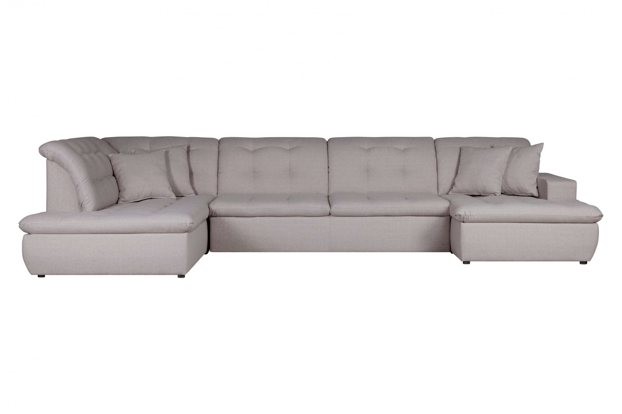 Home affaire Wohnlandschaft "BRISBANE NEU U-Form" mit feiner Steppung, Matt günstig online kaufen