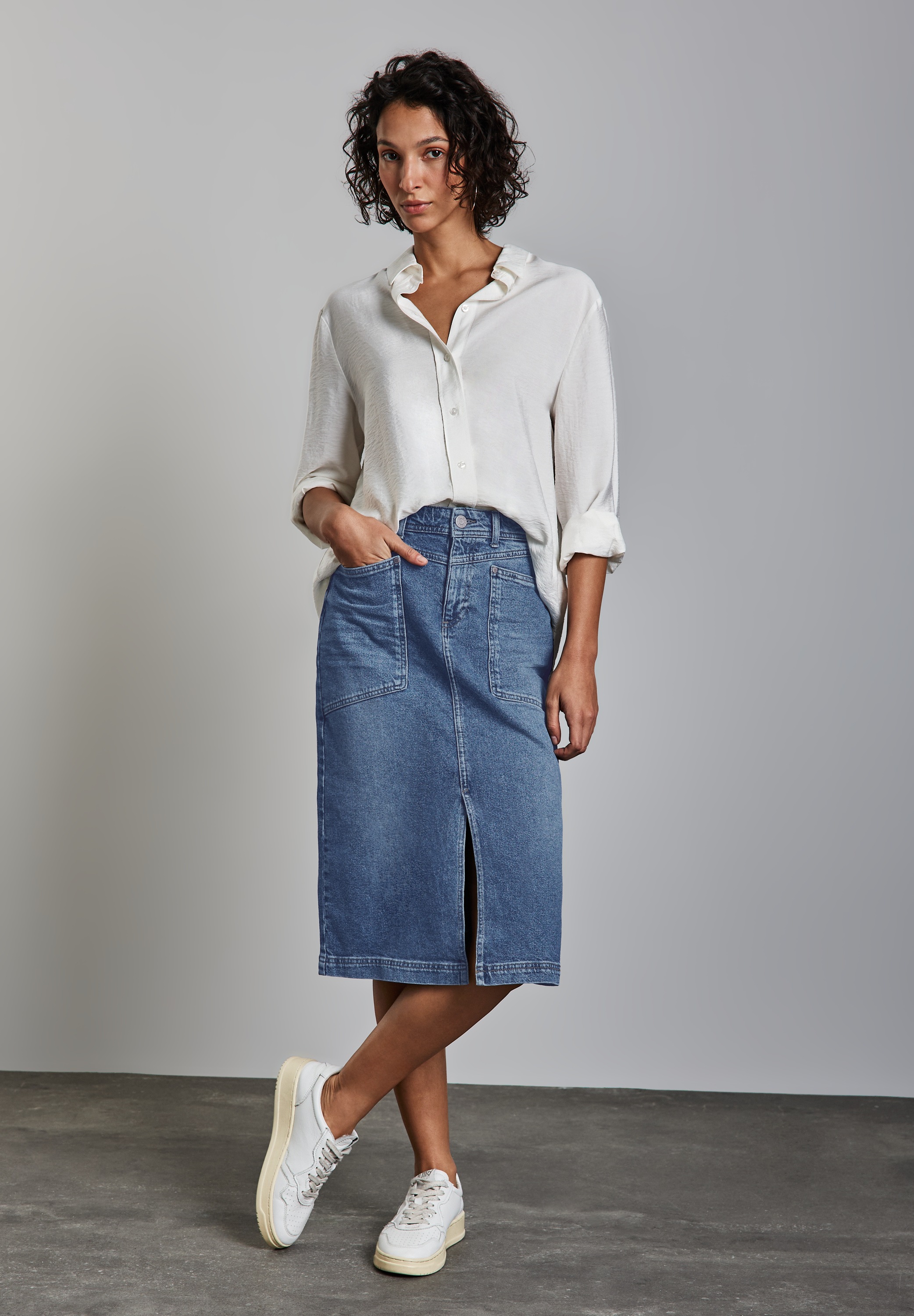 STREET ONE Jeansrock, 5-Pocket-Style