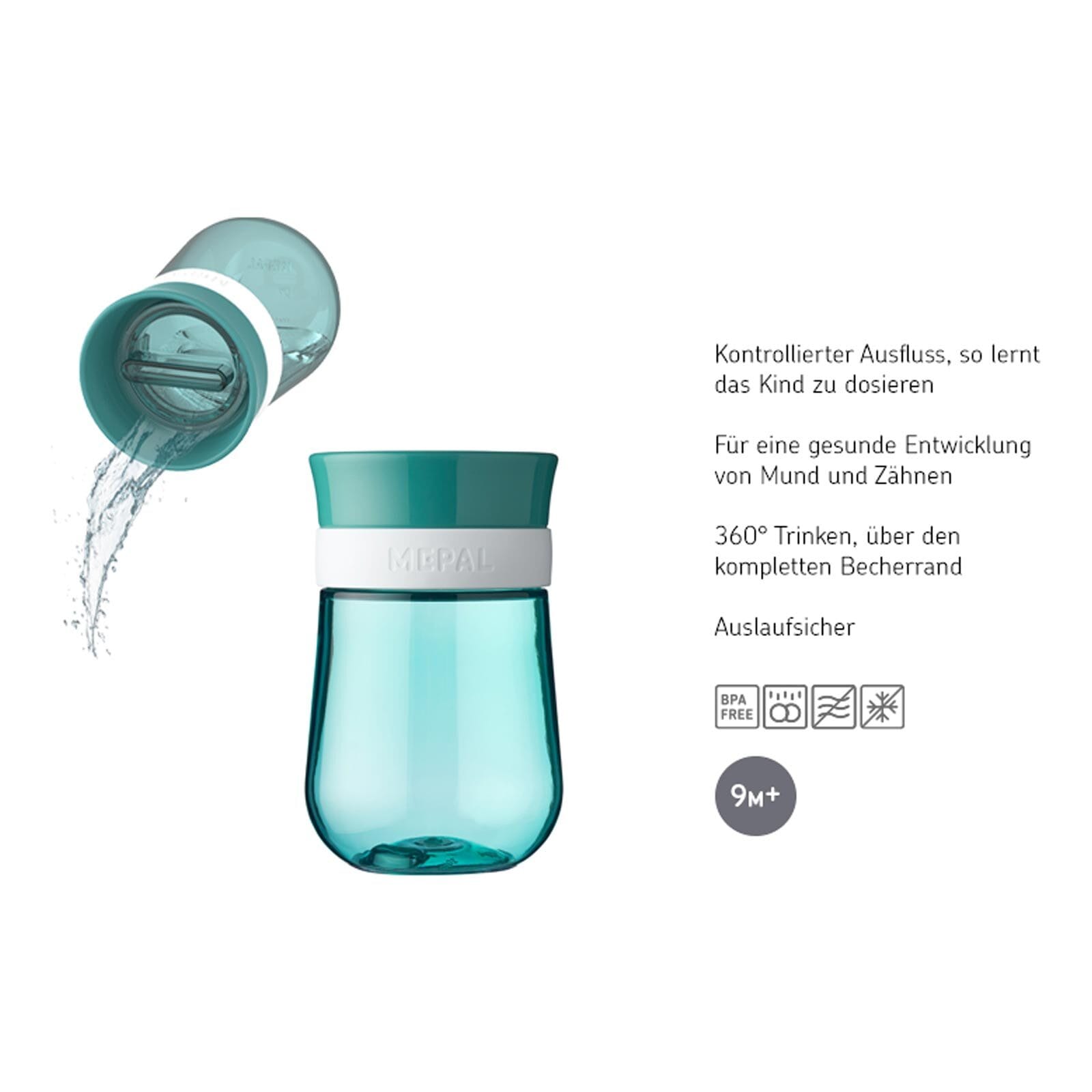 Mepal Kinderbecher »360° Trinklernbecher Mio 300 ml«