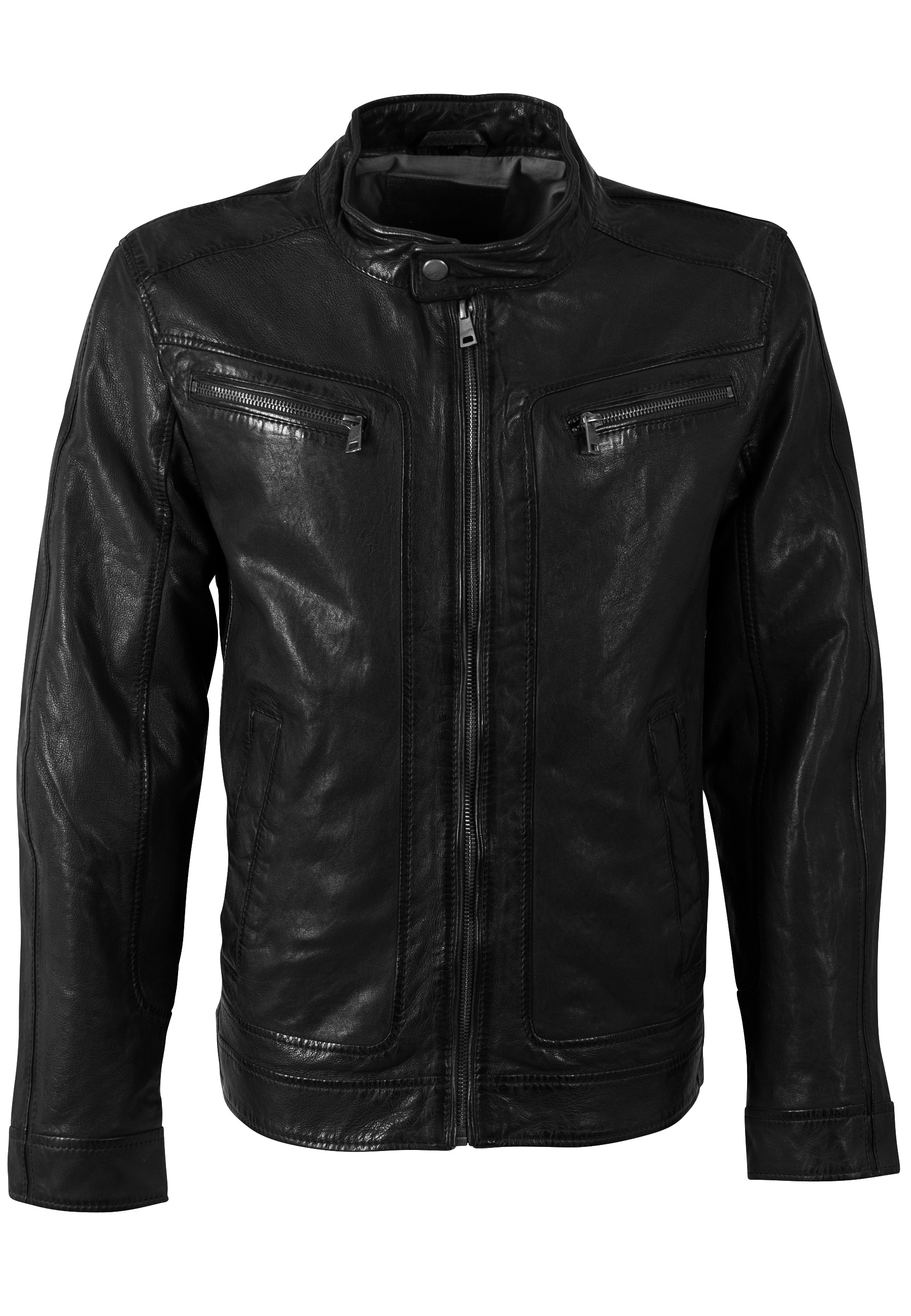 Mauritius Lederjacke »MMRoley« mit Bikerkragen