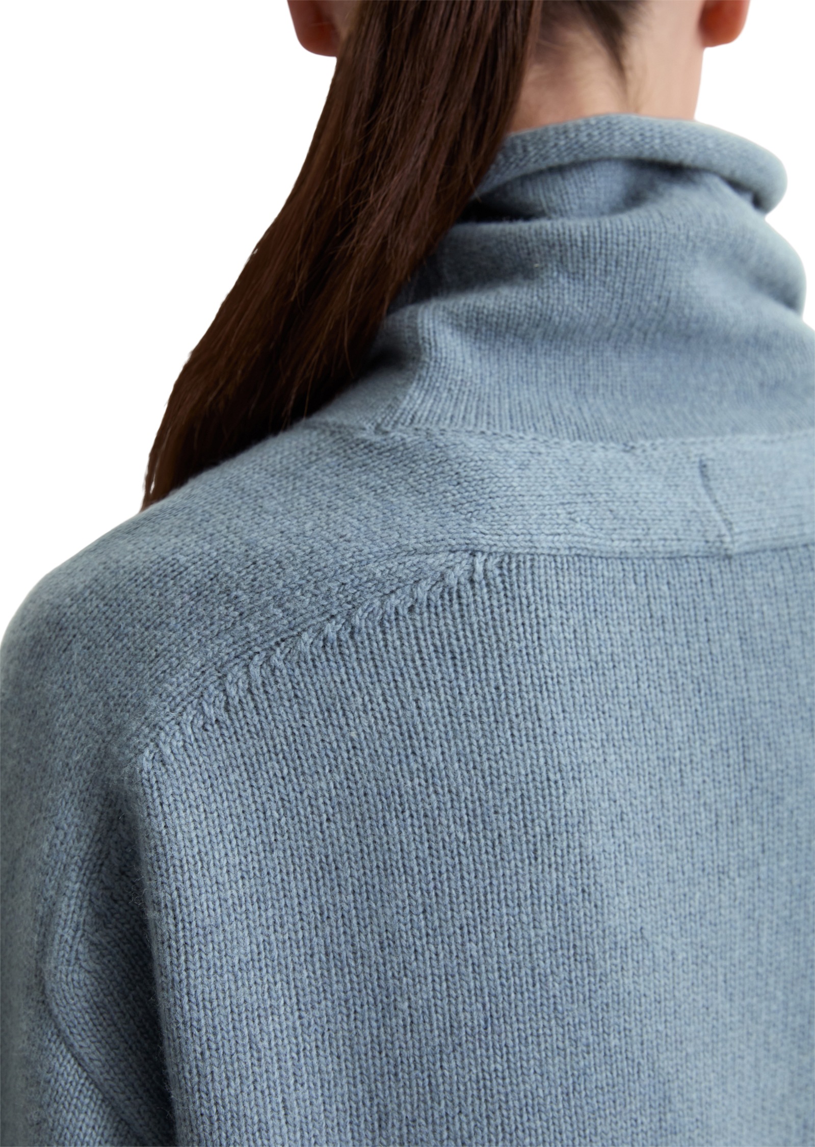 Thumbnail - Marc OPolo Strickpullover lockere Passform, Rollkragen, Wollmischung