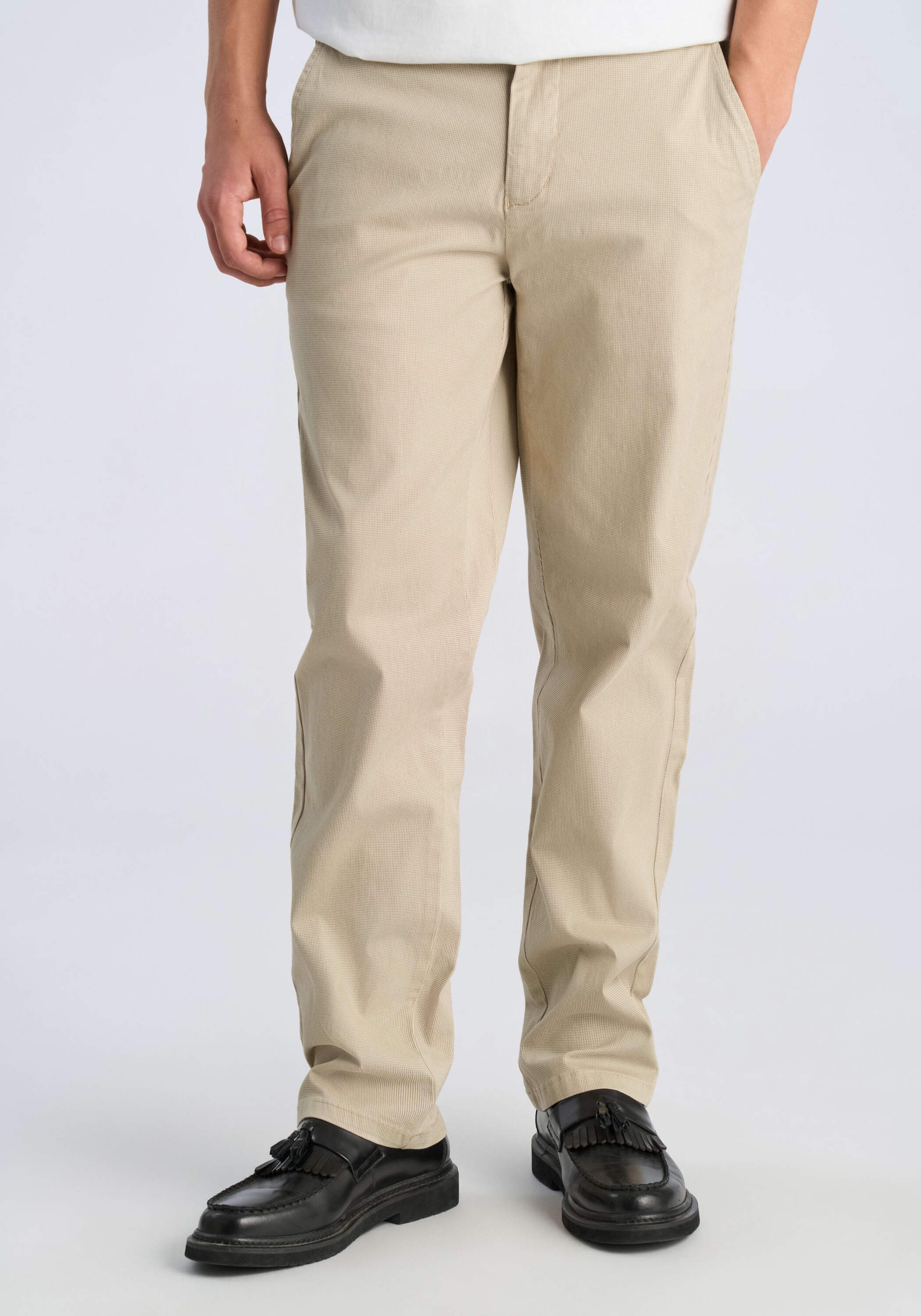 LINDBERGH Herren Chinos "Chino Relaxed Fit"sand, Gr. 34, Hosen