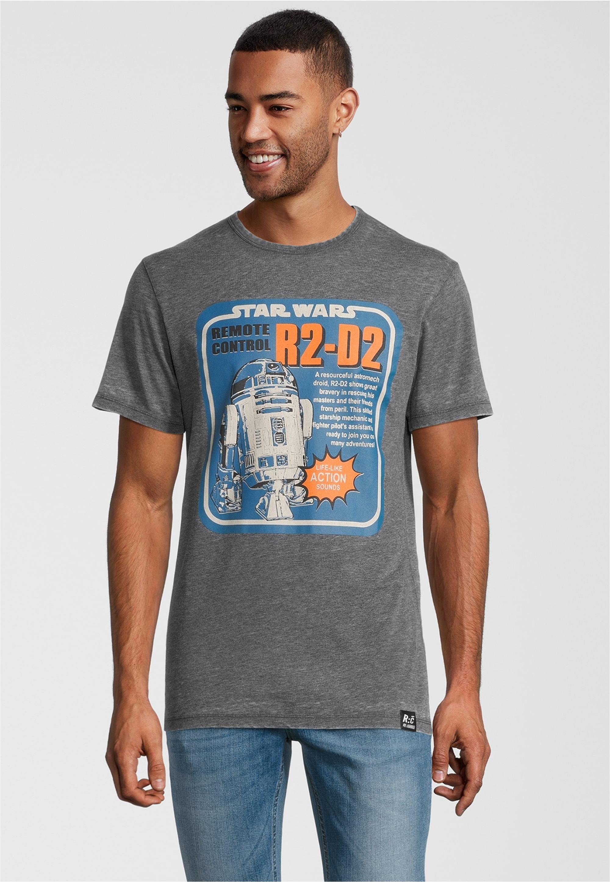 Recovered T-Shirt "Star Wars R2D2 Remote Control", im zeitlosen Design günstig online kaufen