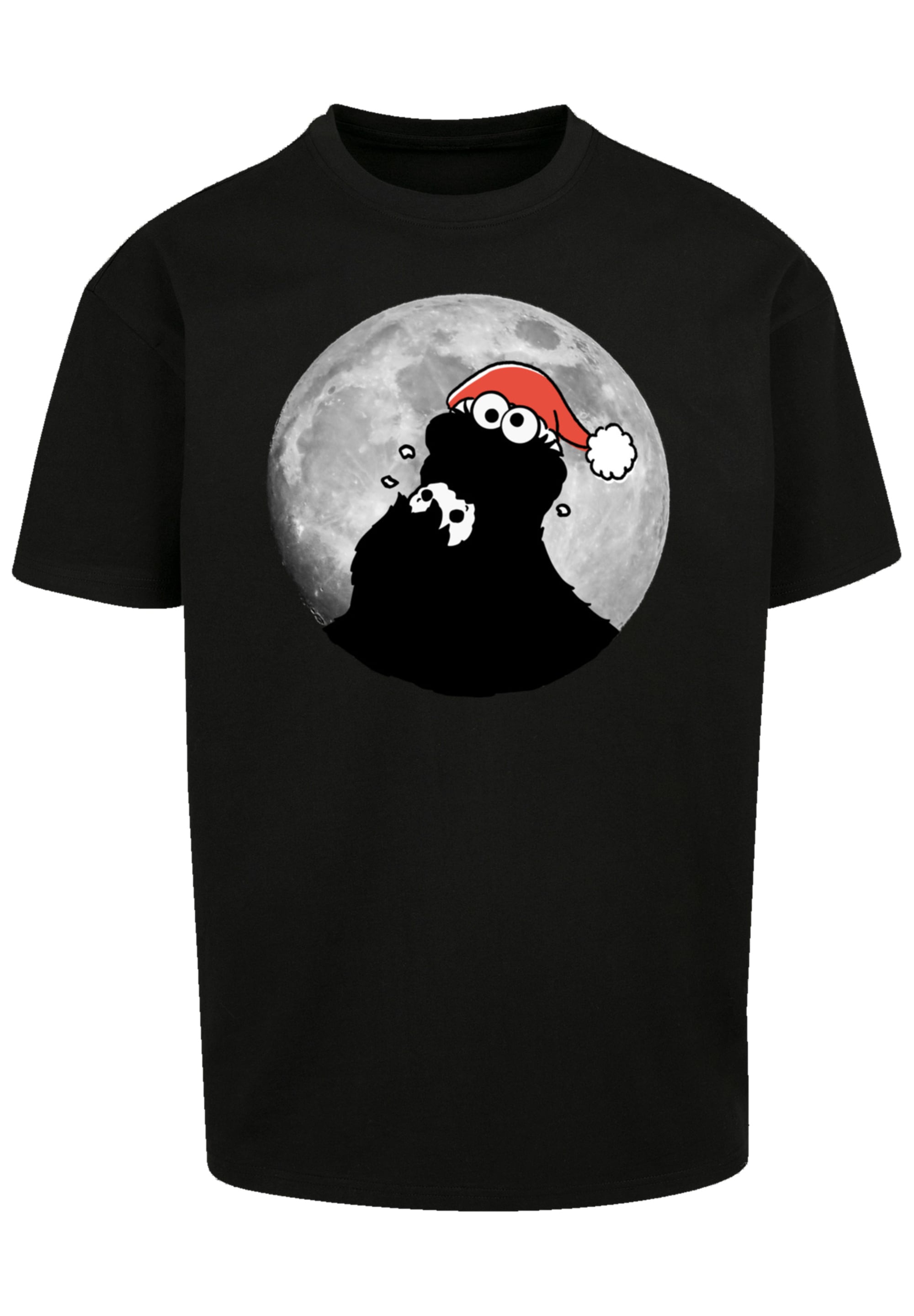 F4NT4STIC T-Shirt »Krümelmonster Weihnachten«, Premium Qualität