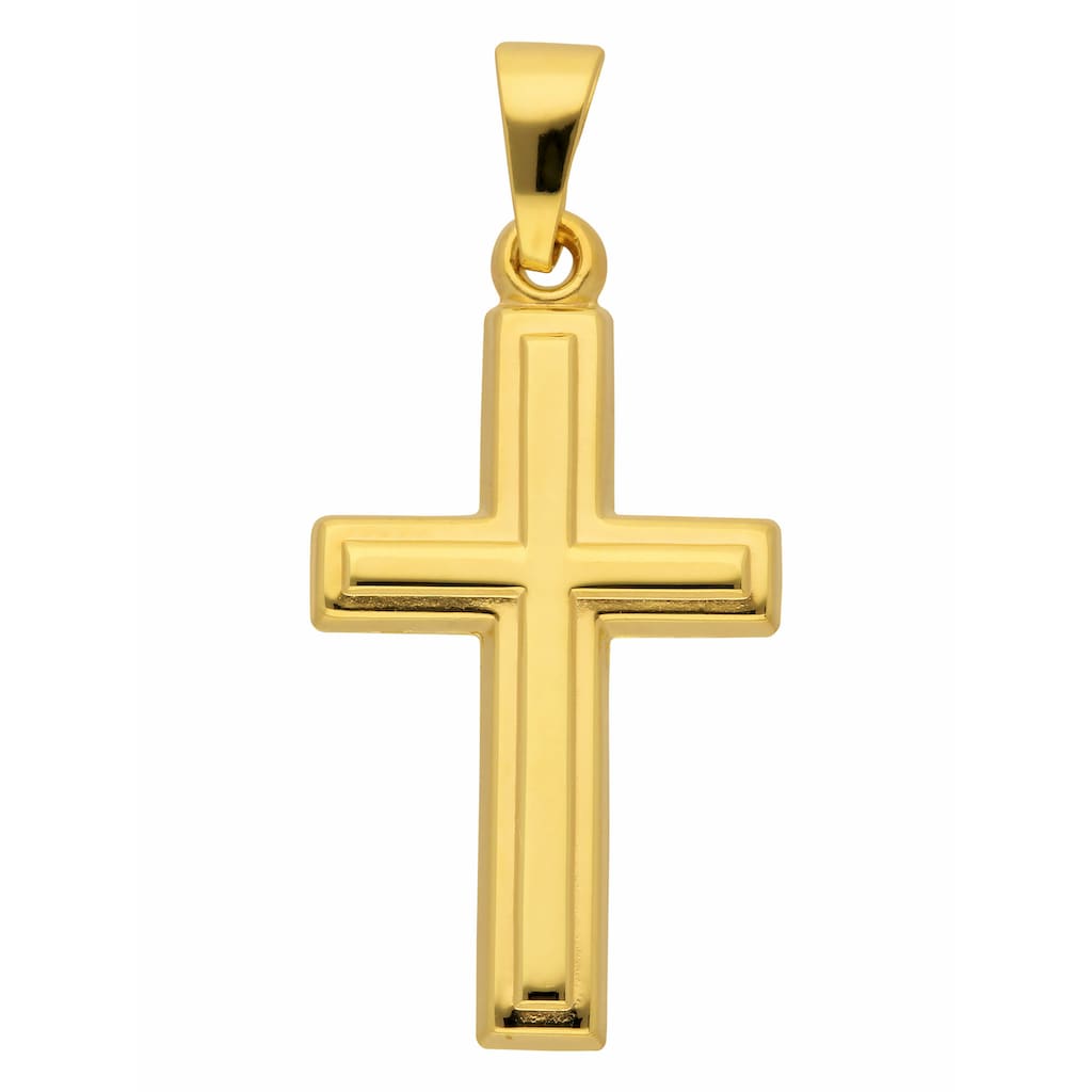 Adelia´s Kettenanhänger »333 Gold Kreuz Anhänger« Goldschmuck für Damen & Herren