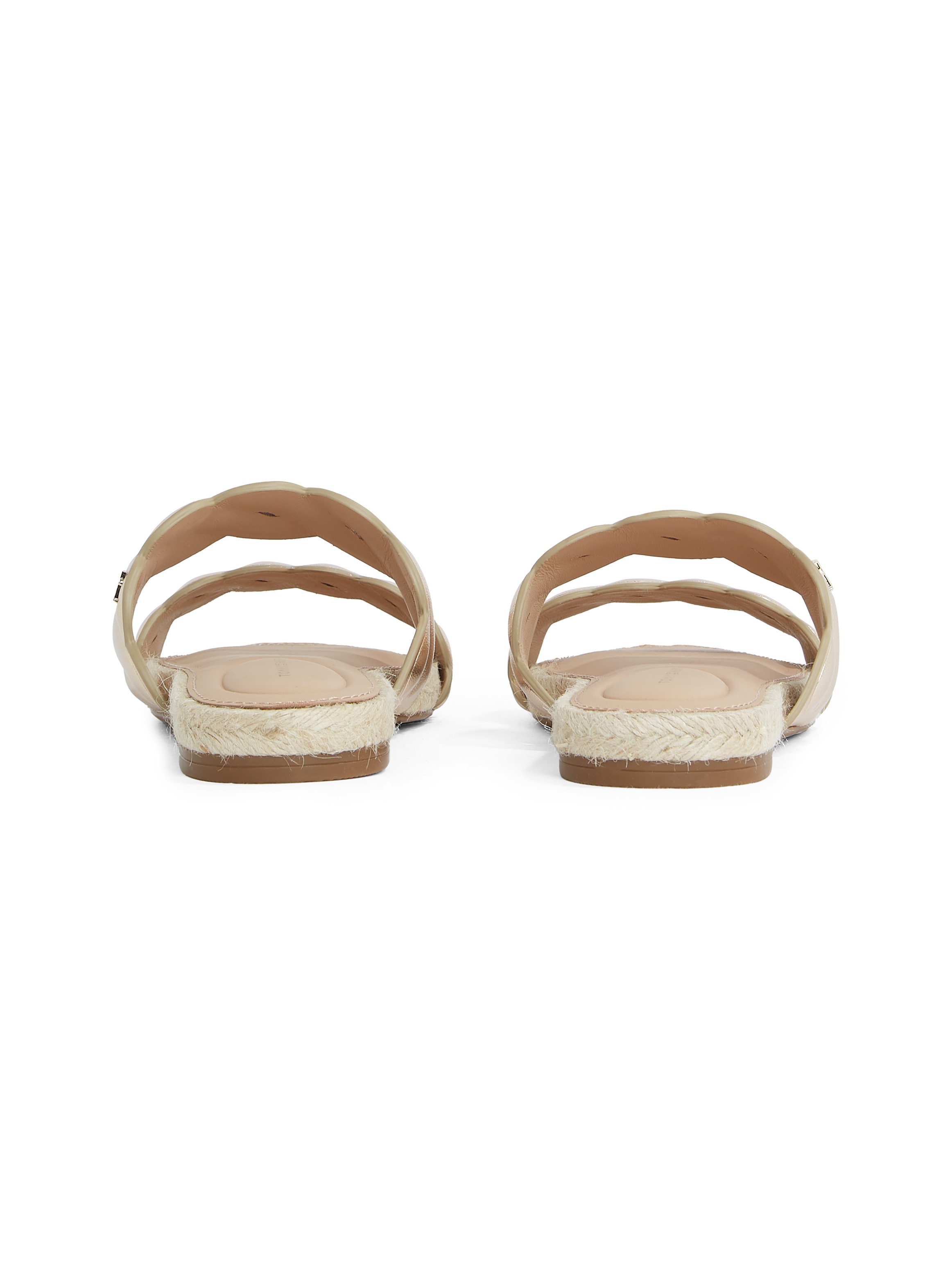 Thumbnail - Tommy Hilfiger Pantolette "METALLIC ROPE ESPADRILLE MULE", Plateau, Sommerschuh, Flats, Bequemschuh mit geschungener Ban...