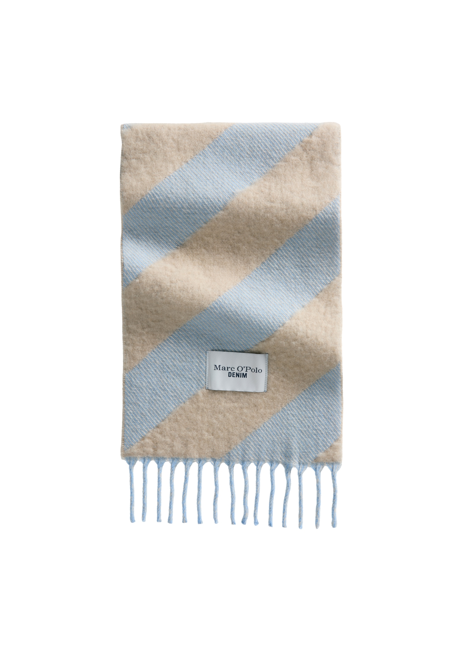 Marc O'Polo DENIM Wollschal »mit diagonalen Streifen«