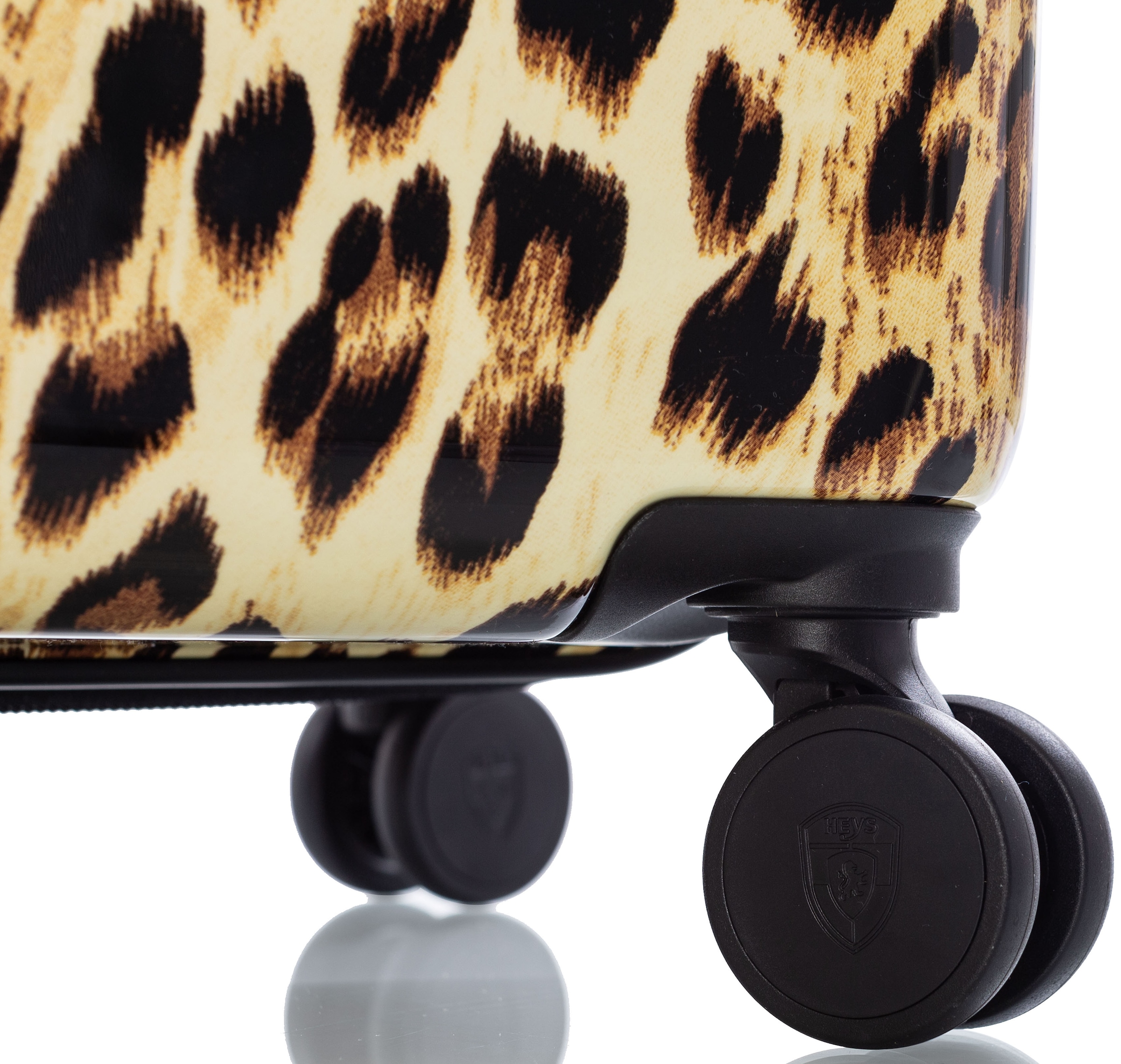 Heys Hartschalen-Trolley »Leopard, 76 cm«, 4 Rollen, Reisegepäck Koffer groß Reisekoffer TSA Schloss Volumenerweiterung