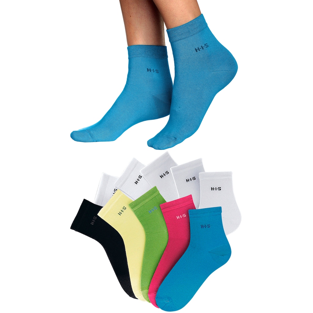 H.I.S Kurzsocken, (Set, 10 Paar)