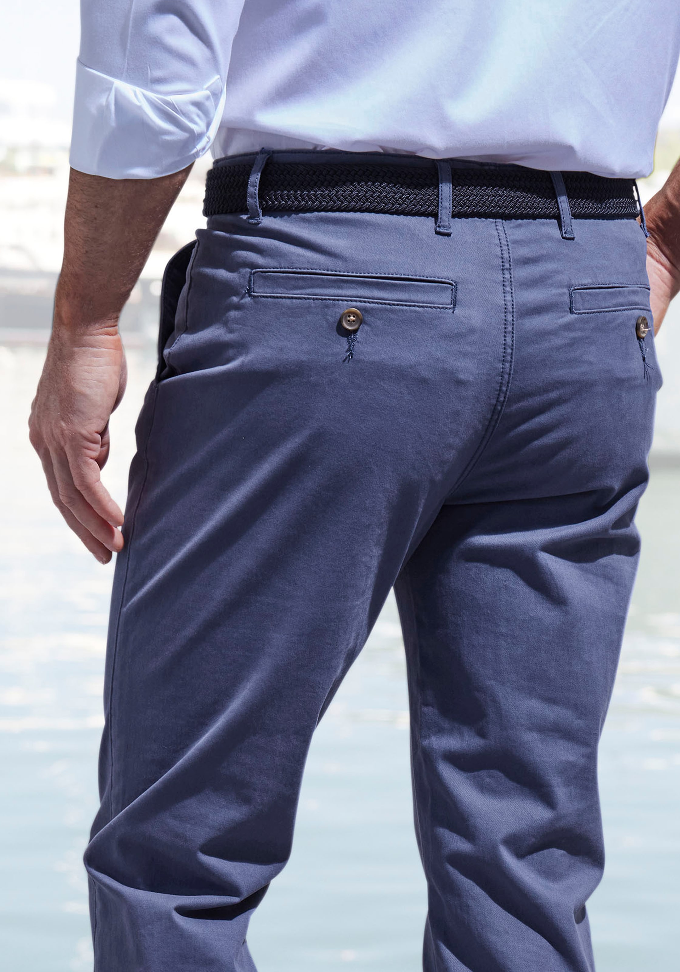 John Devin Chinohose »regular-fit«, aus elastischer Baumwoll-Qualität