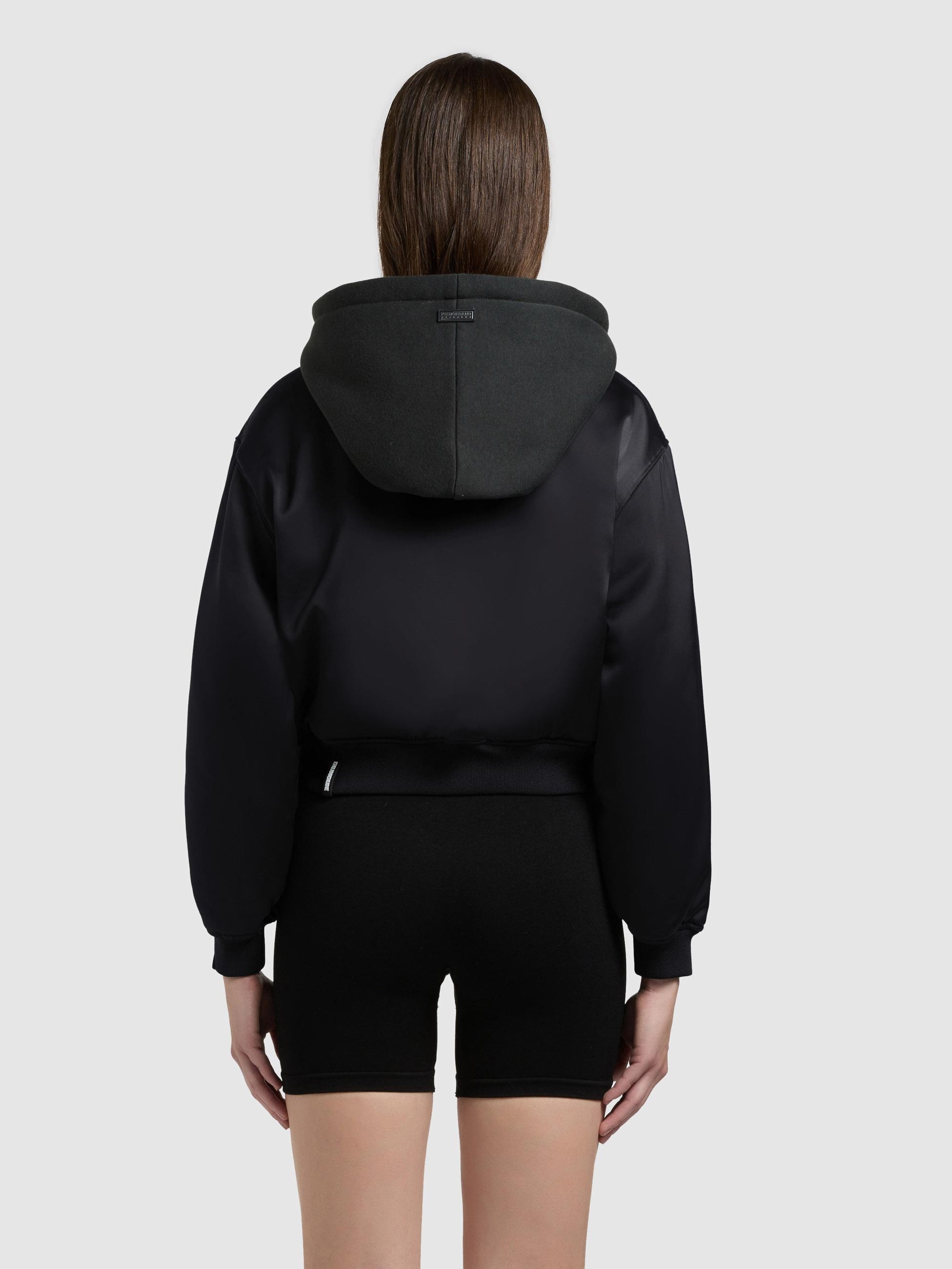 khujo Collegejacke »Chani« mit Kapuze Kurze Damen Bomberjacke mit Kapuze