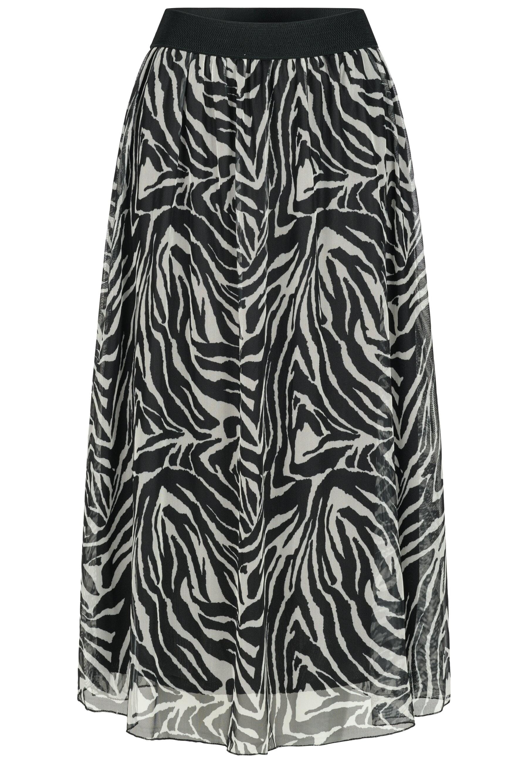 CLOUD 5IVE Sommerrock "CLOUD 5IVE Longform Skirt 2-layered with animal prin günstig online kaufen