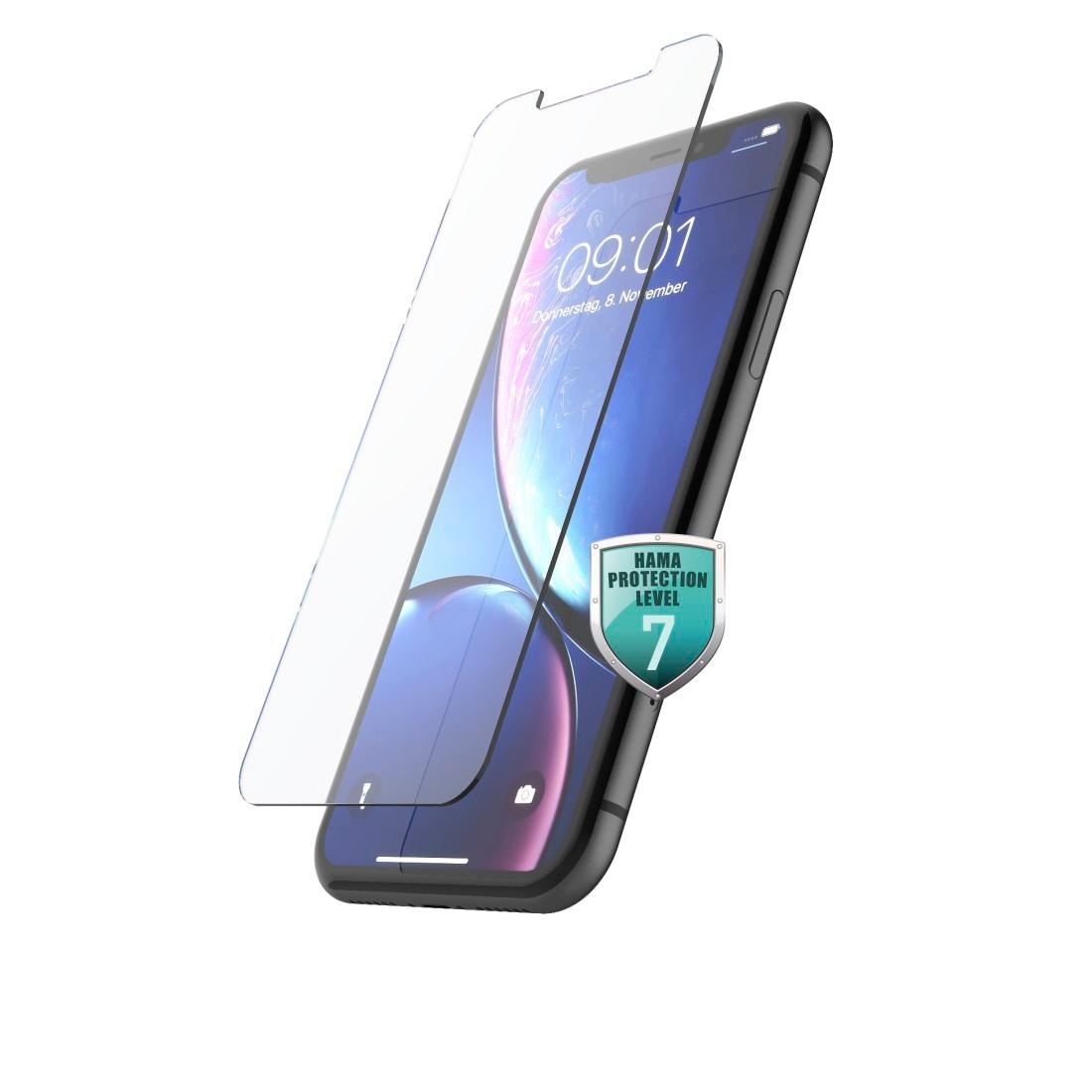 Hama Displayschutzglas »Schutzglas für Apple iPhone 11/XR Displayschutzglas«, Härtegrad 9H