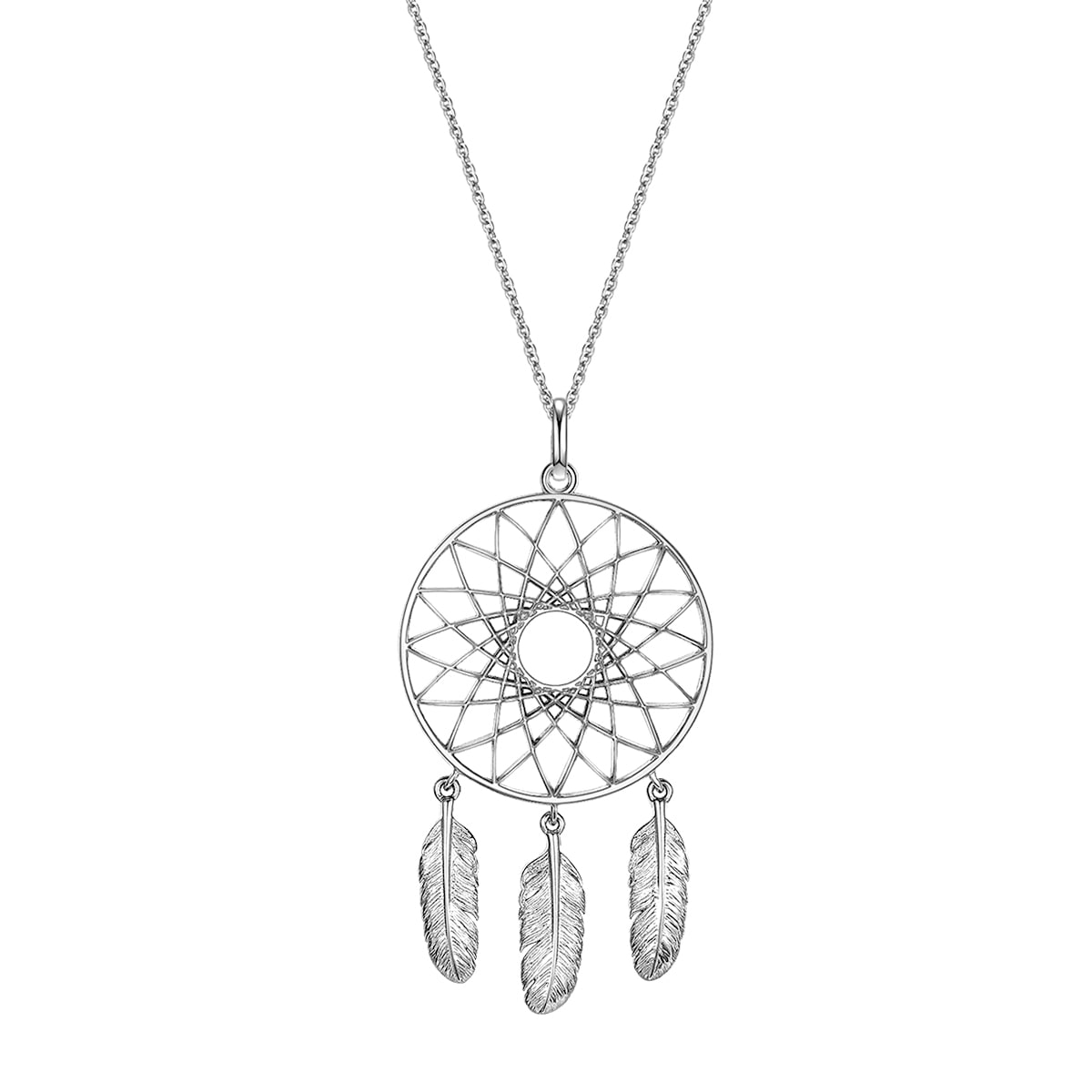 Glanzstücke München A1225 Dreamcatcher Necklace Silver