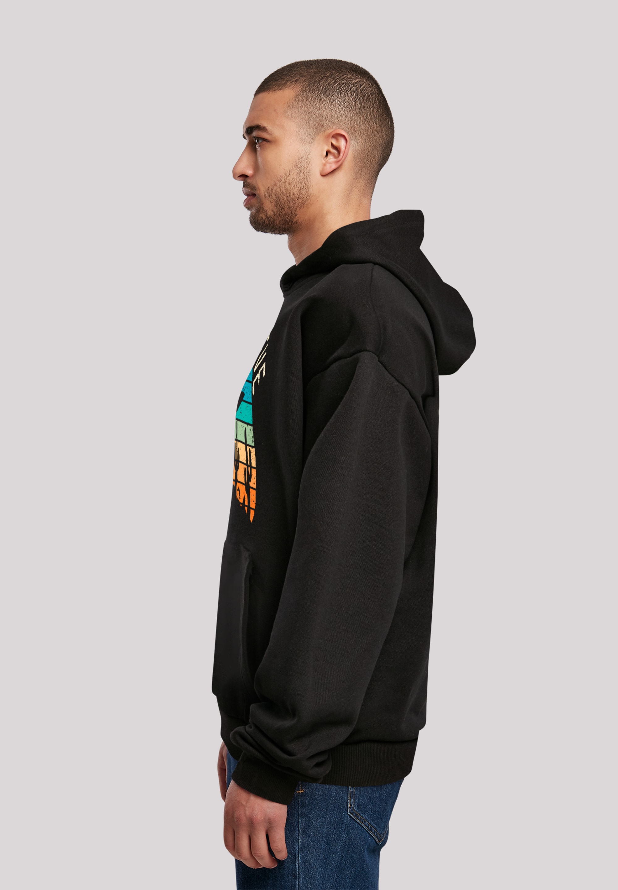 F4NT4STIC Kapuzenpullover »I Believe UFO Alien Sonnenuntergang«, Premium Qualität
