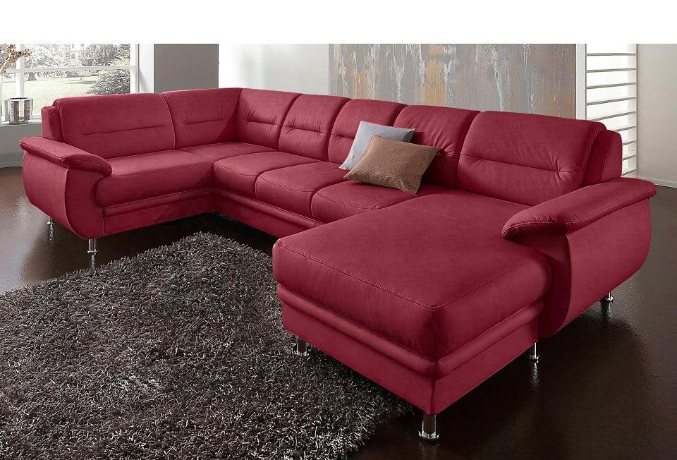 sit&more Wohnlandschaft "Mailand U-Form, B: 312 cm", optional Bettfunktion günstig online kaufen